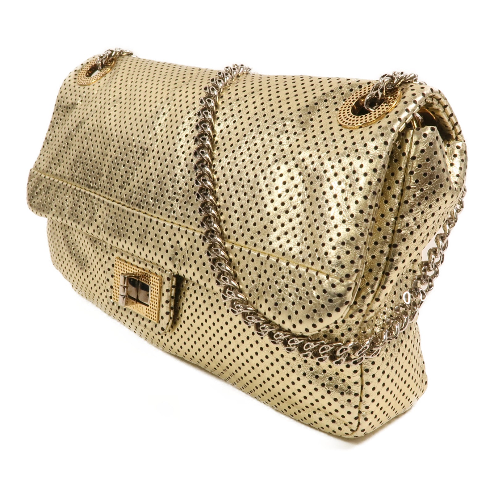 CHANEL 牛皮皮革Shoulder Bag鏈帶肩背袋