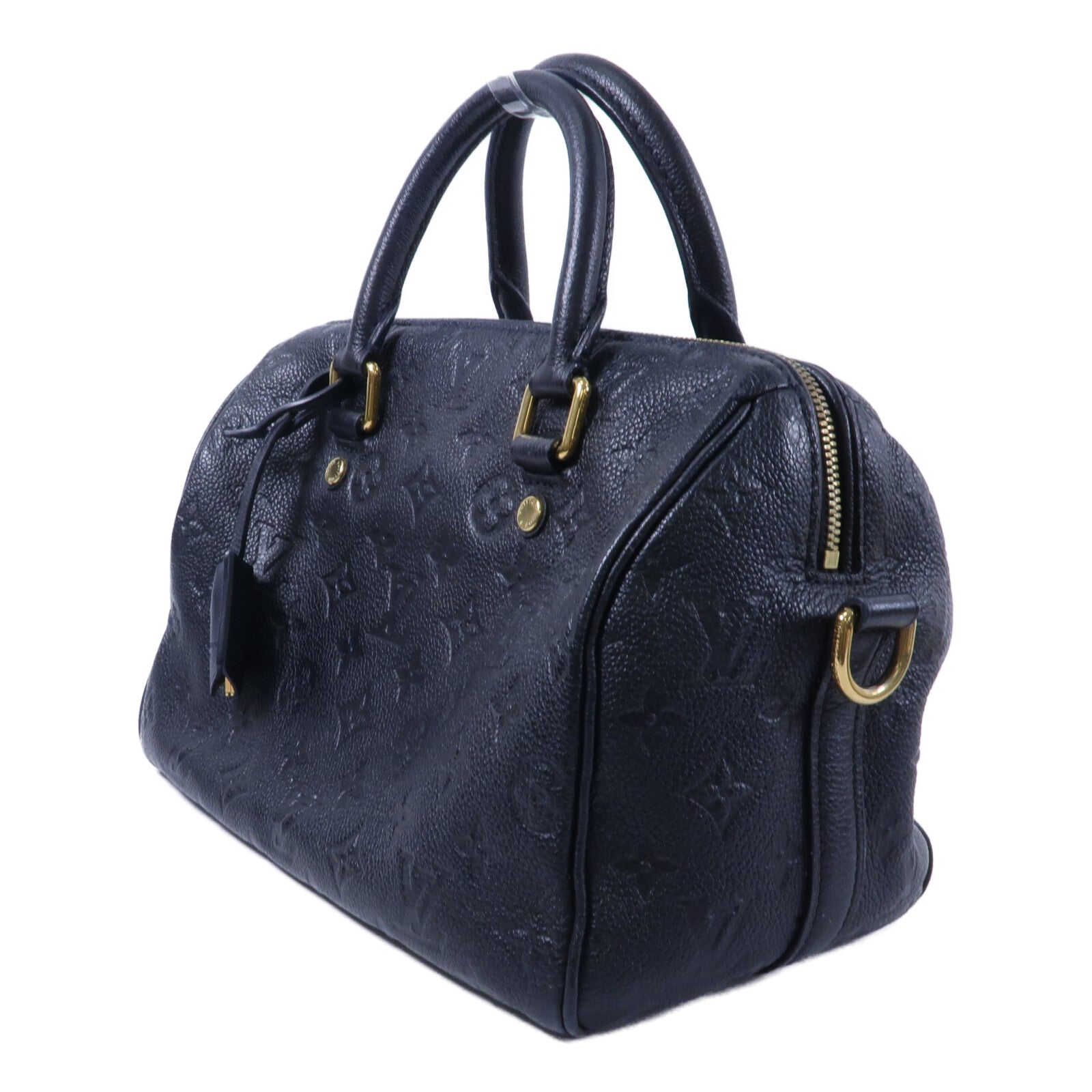 LOUIS VUITTON Monogram Empreinte Speedy Bandouliere 25手挽肩背兩用袋