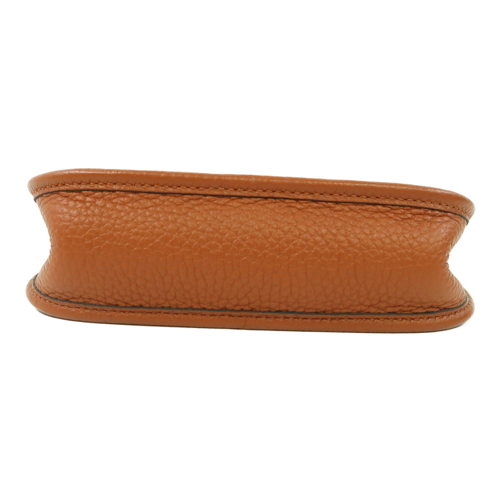 HERMES Clemence皮革Evelyne TPM金扣肩背袋啡色