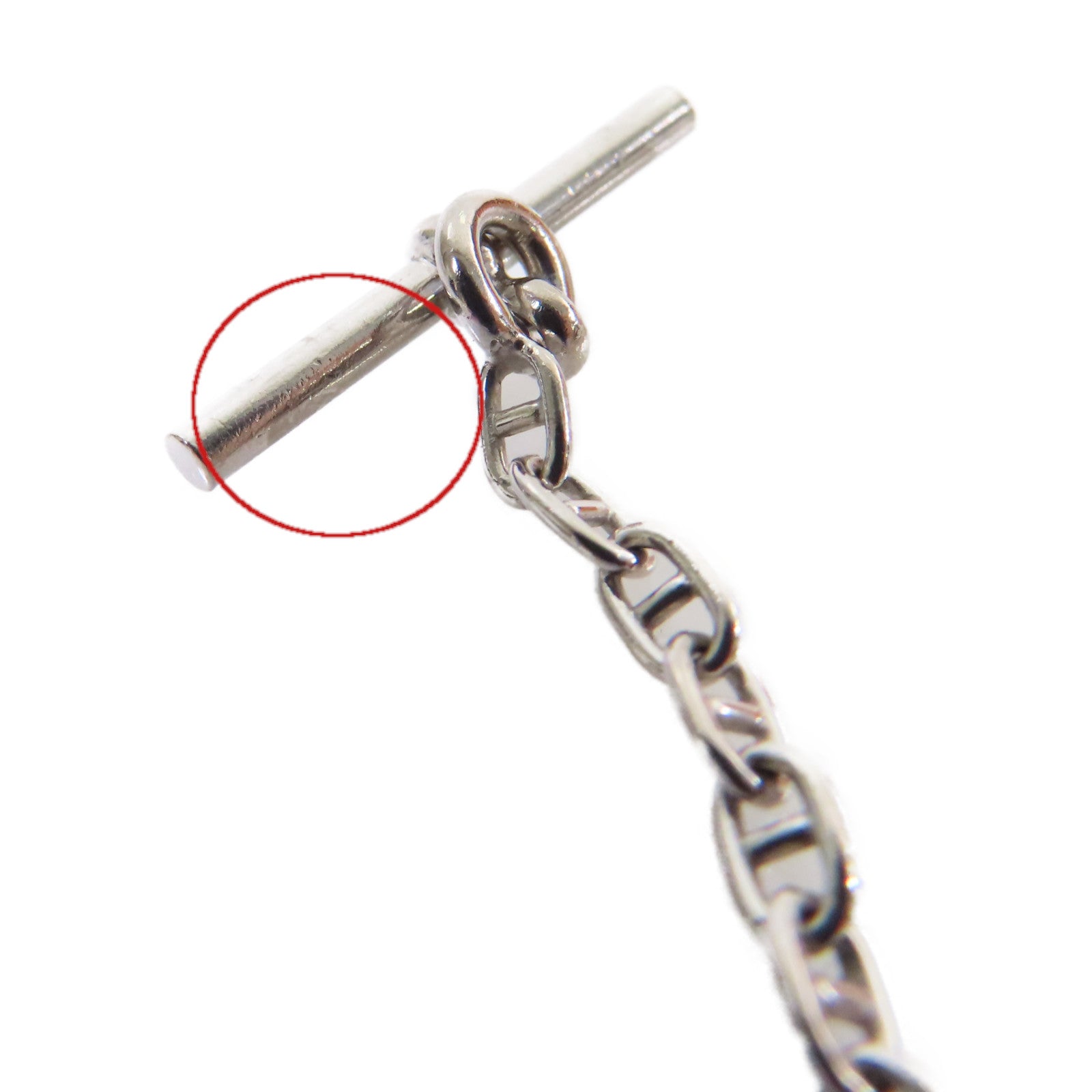 HERMES 18K白金/鑽石Farandole Diamond Bracelet銀扣手鏈
