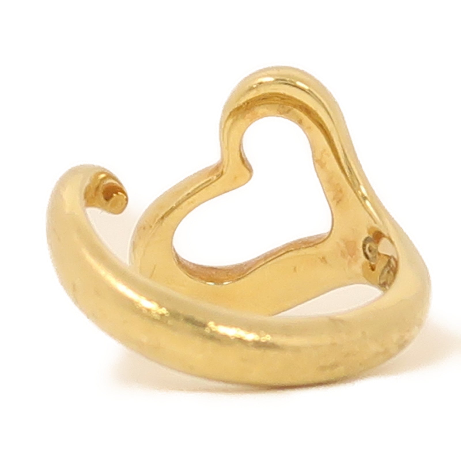 TIFFANY＆CO 18K黃金Heart Ring戒指US#5.5