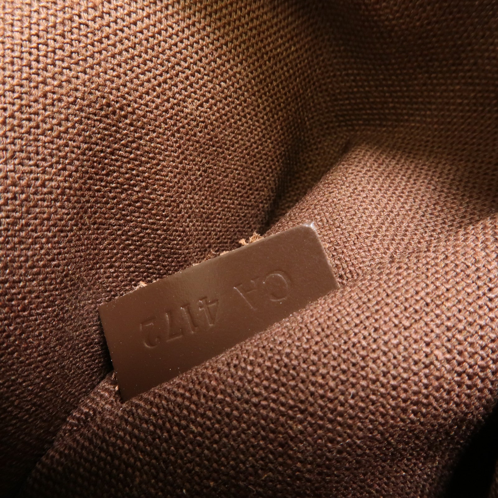 LOUIS VUITTON Damier Beaubourg金扣肩背袋棕色