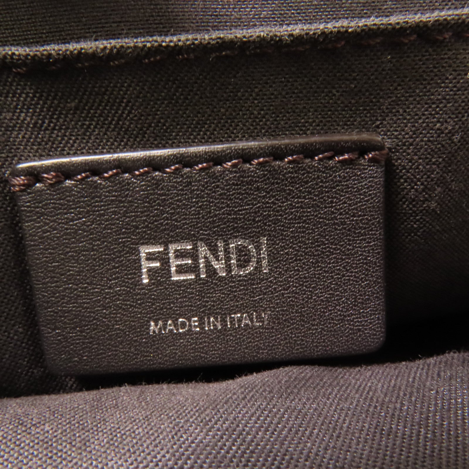 FENDI 牛皮皮革By The Way Mini銀扣手挽肩背兩用袋