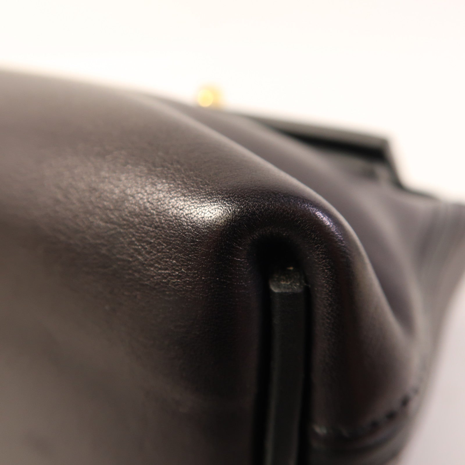 HERMES Veau Volupto/Swift皮革24/24 Mini金扣手挽肩背兩用袋