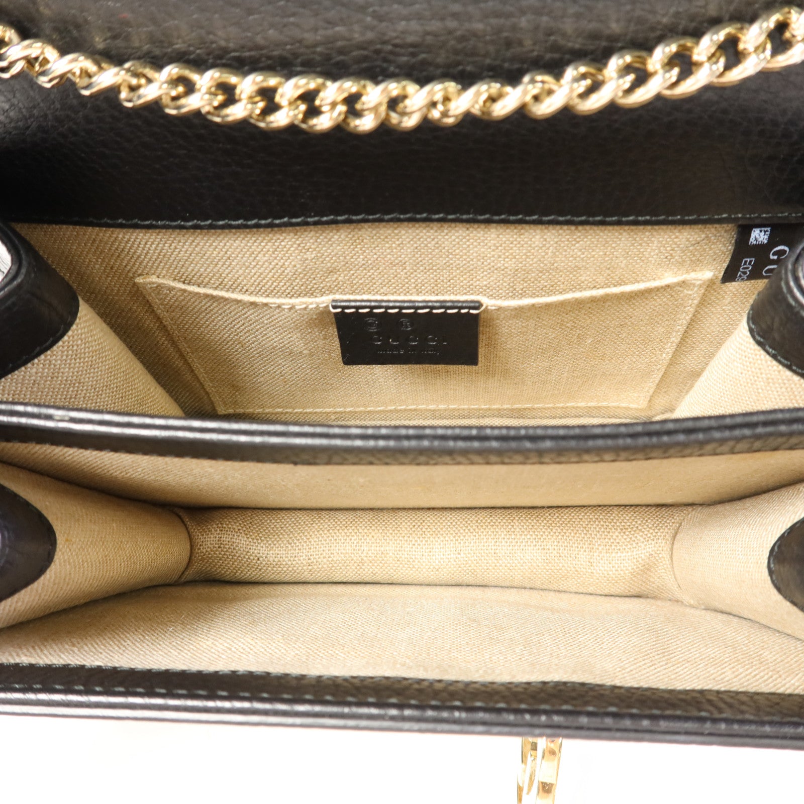 GUCCI 牛皮皮革Interlock金扣肩背袋