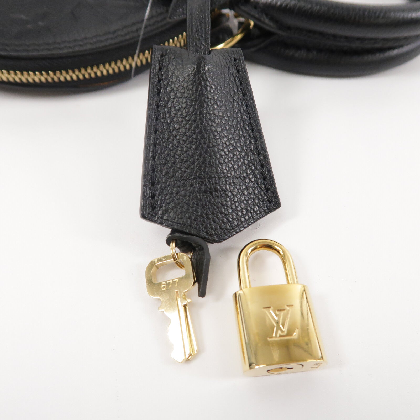 LOUIS VUITTON Monogram Empreinte Neo Alma BB手挽肩背兩用袋
