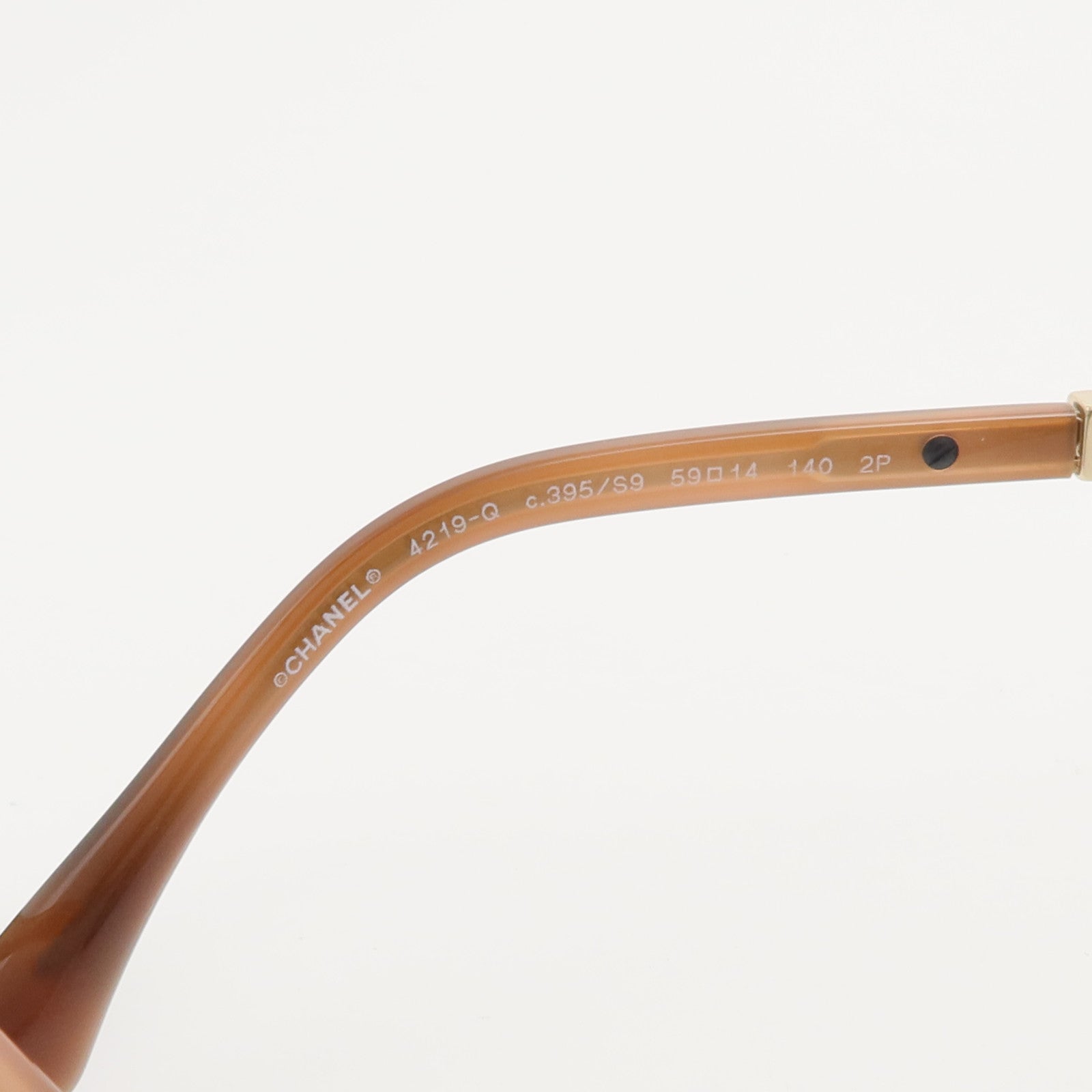 CHANEL PVC/牛皮皮革Sunglasses太陽眼鏡