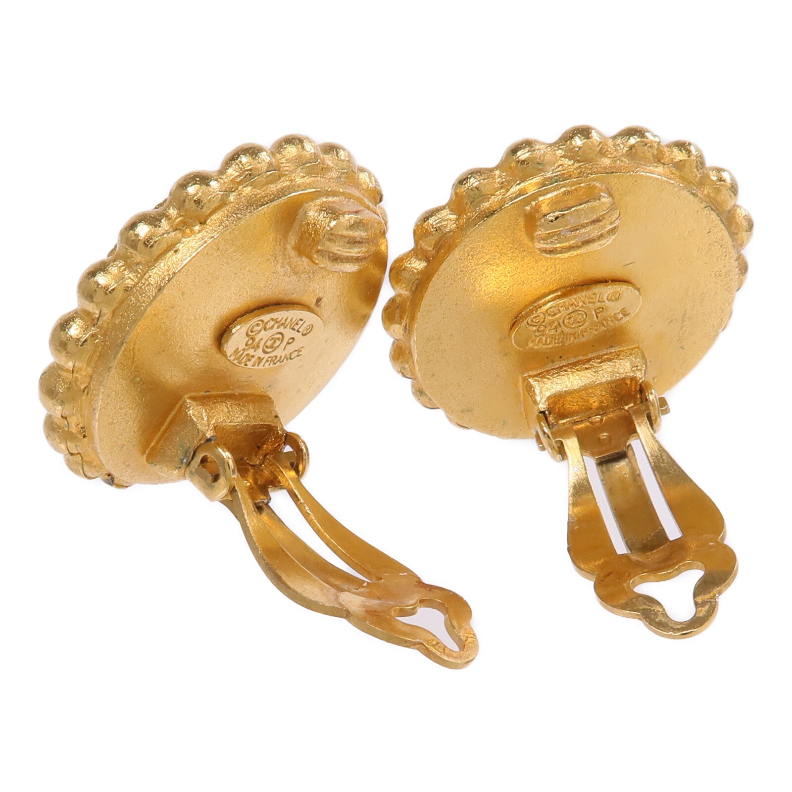 CHANEL 金屬Earrings金扣耳環