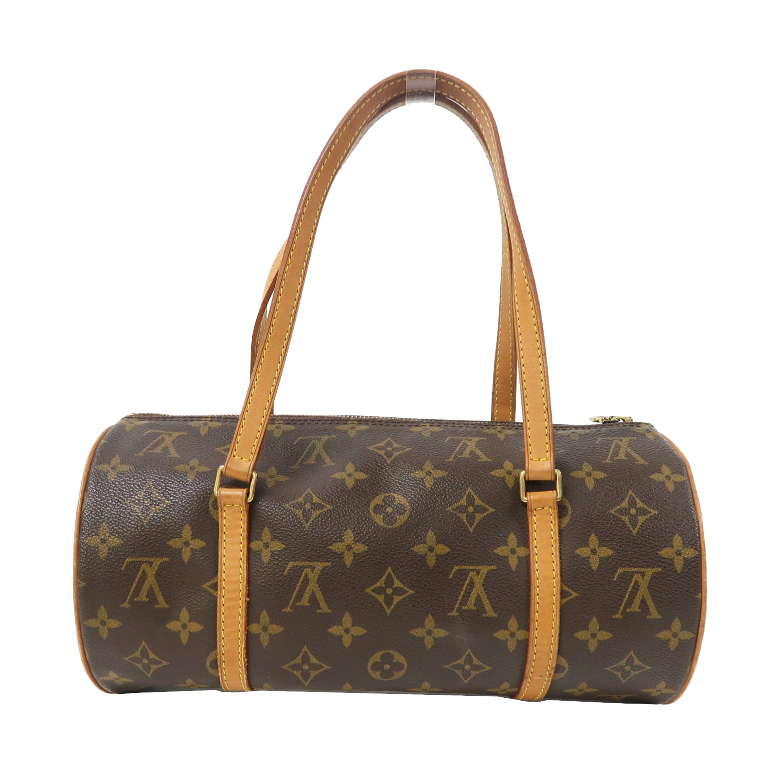 LOUIS VUITTON Monogram Papillon GM Shoulder Bag金扣肩背袋啡色