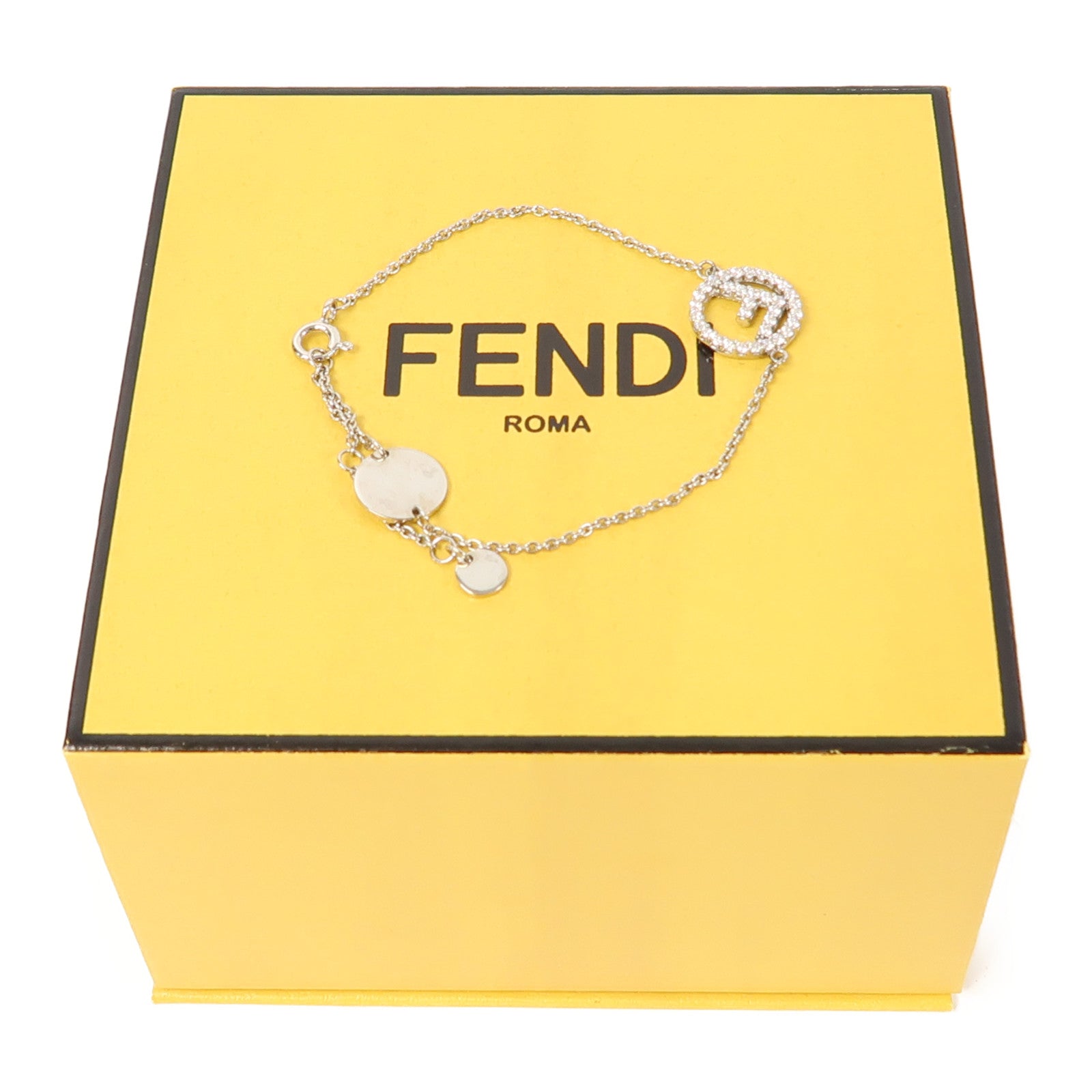 FENDI 金屬Bracelet手鏈銀色