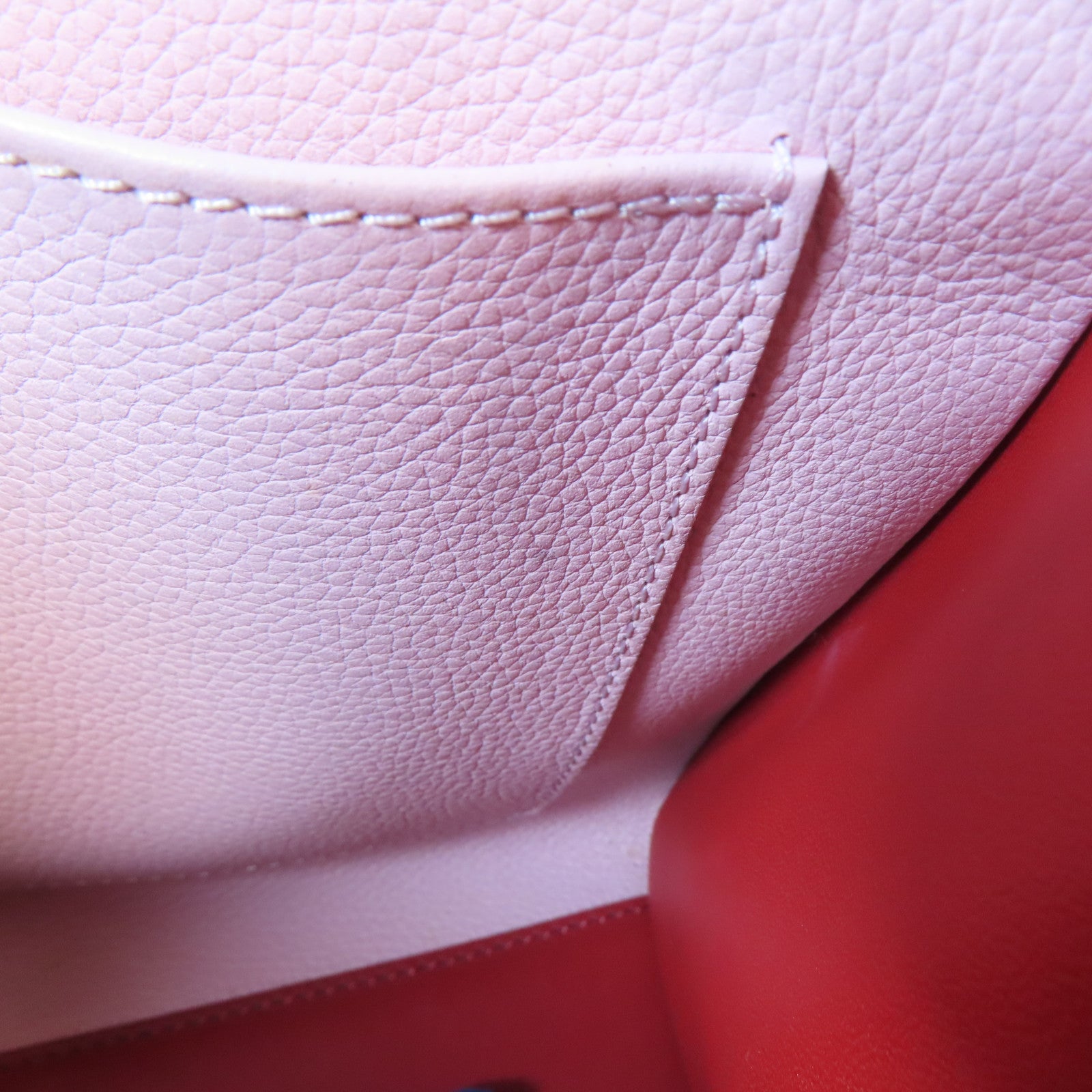 LOUIS VUITTON (PRICE DOWN) LV GHW City Steamer PM Handbag M53321 Leather Red Pink Black
