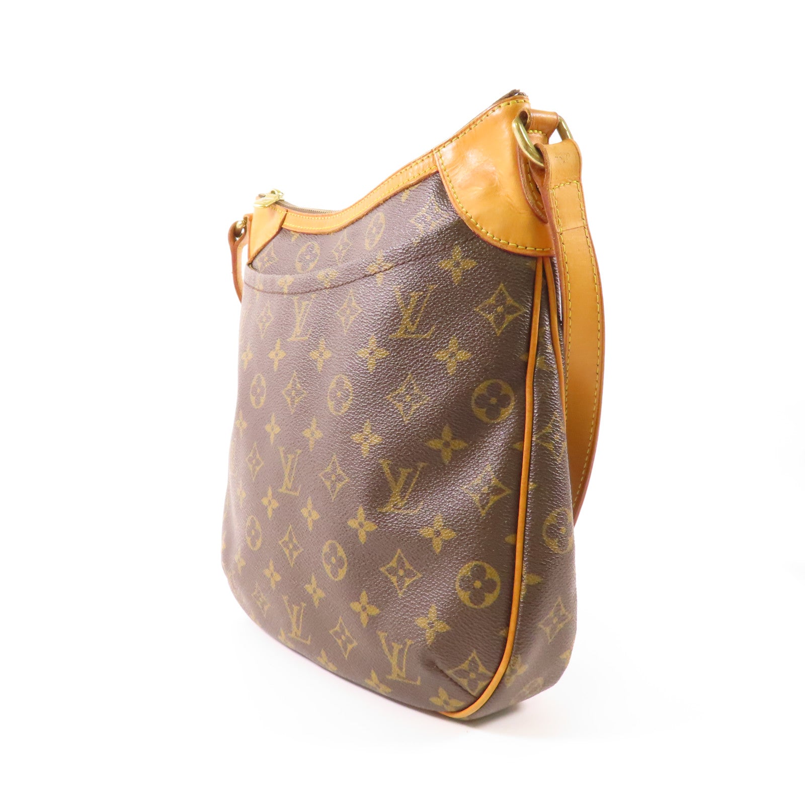 LOUIS VUITTON Monogram Odeon PM金扣肩背袋