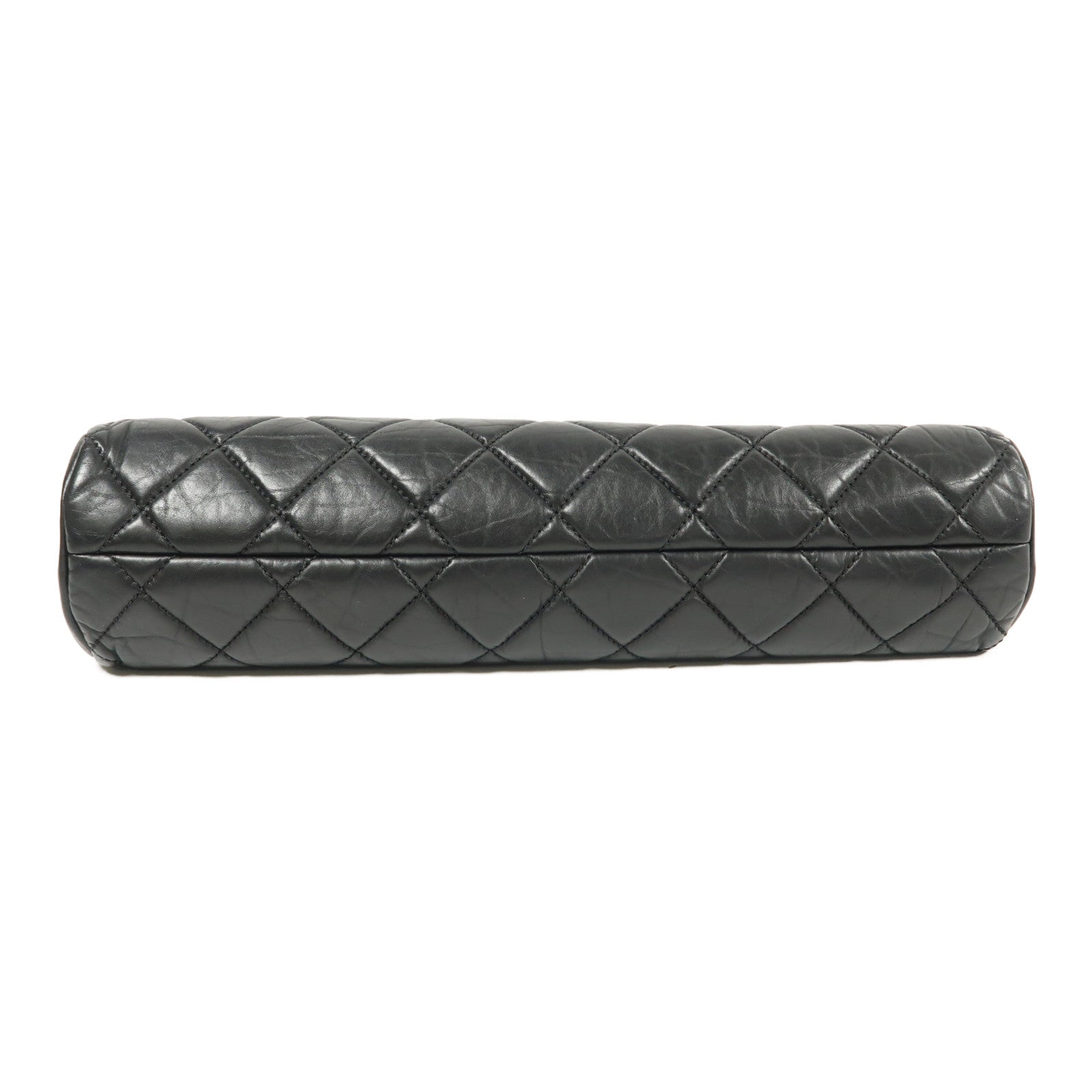 CHANEL 牛皮皮革Shoulder Bag金扣鏈帶肩背袋