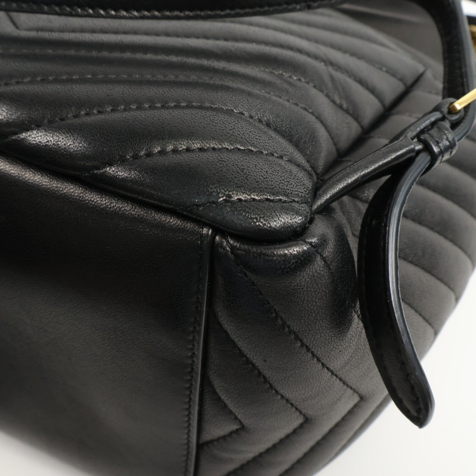 SAINT LAURENT 羊皮皮革Joe Backpack鏈帶背包