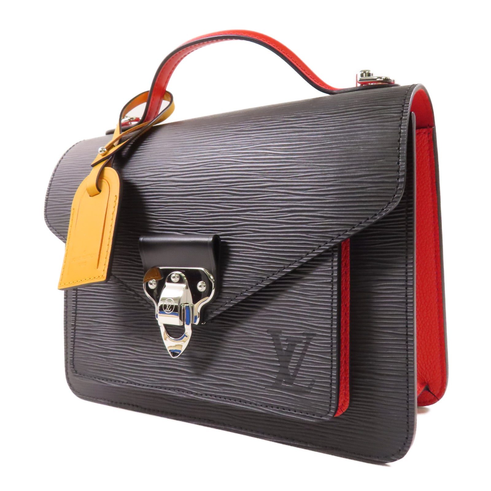 LOUIS VUITTON Epi Noe Monceau銀扣手挽肩背兩用袋