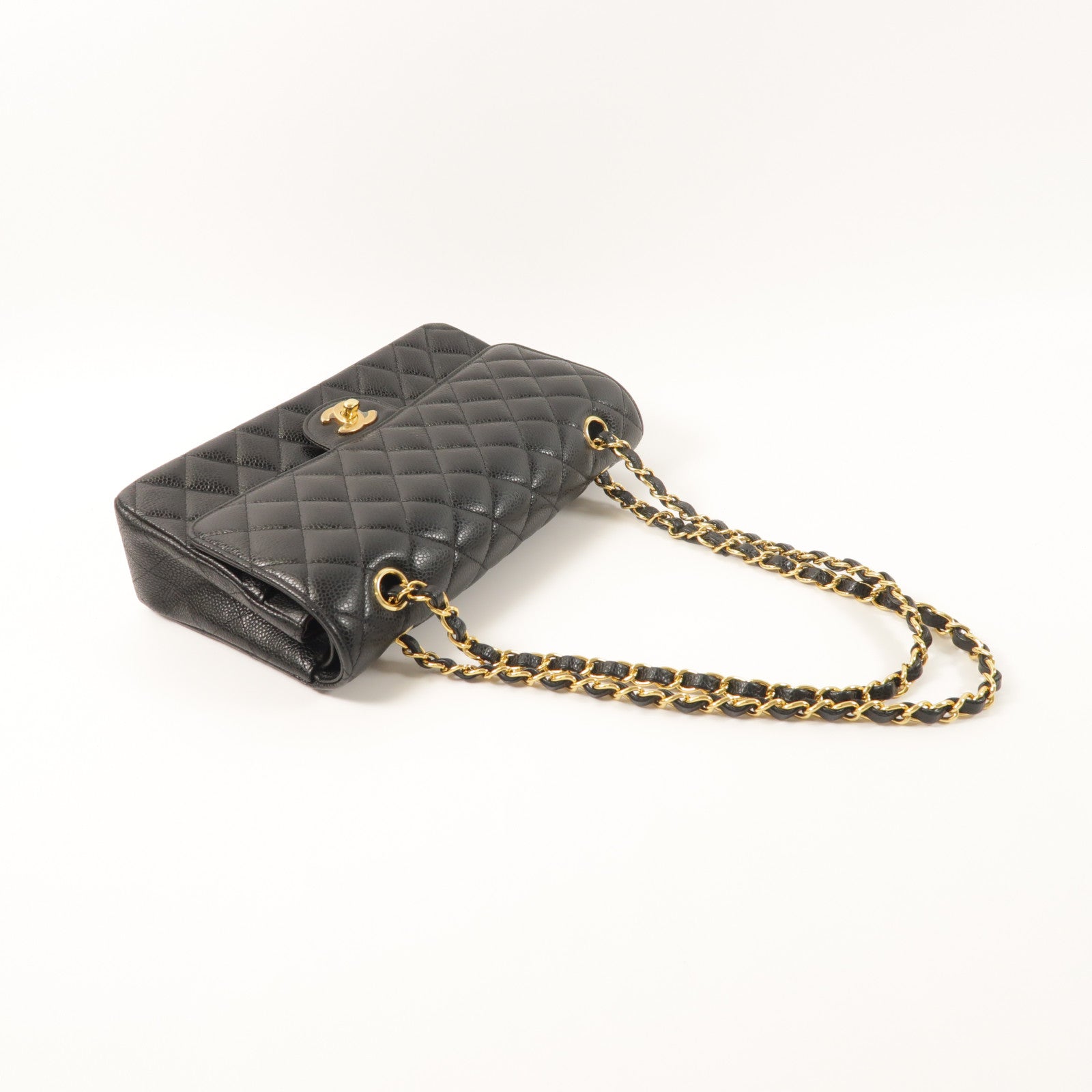 CHANEL 牛皮皮革Classic 25金扣鏈帶肩背袋