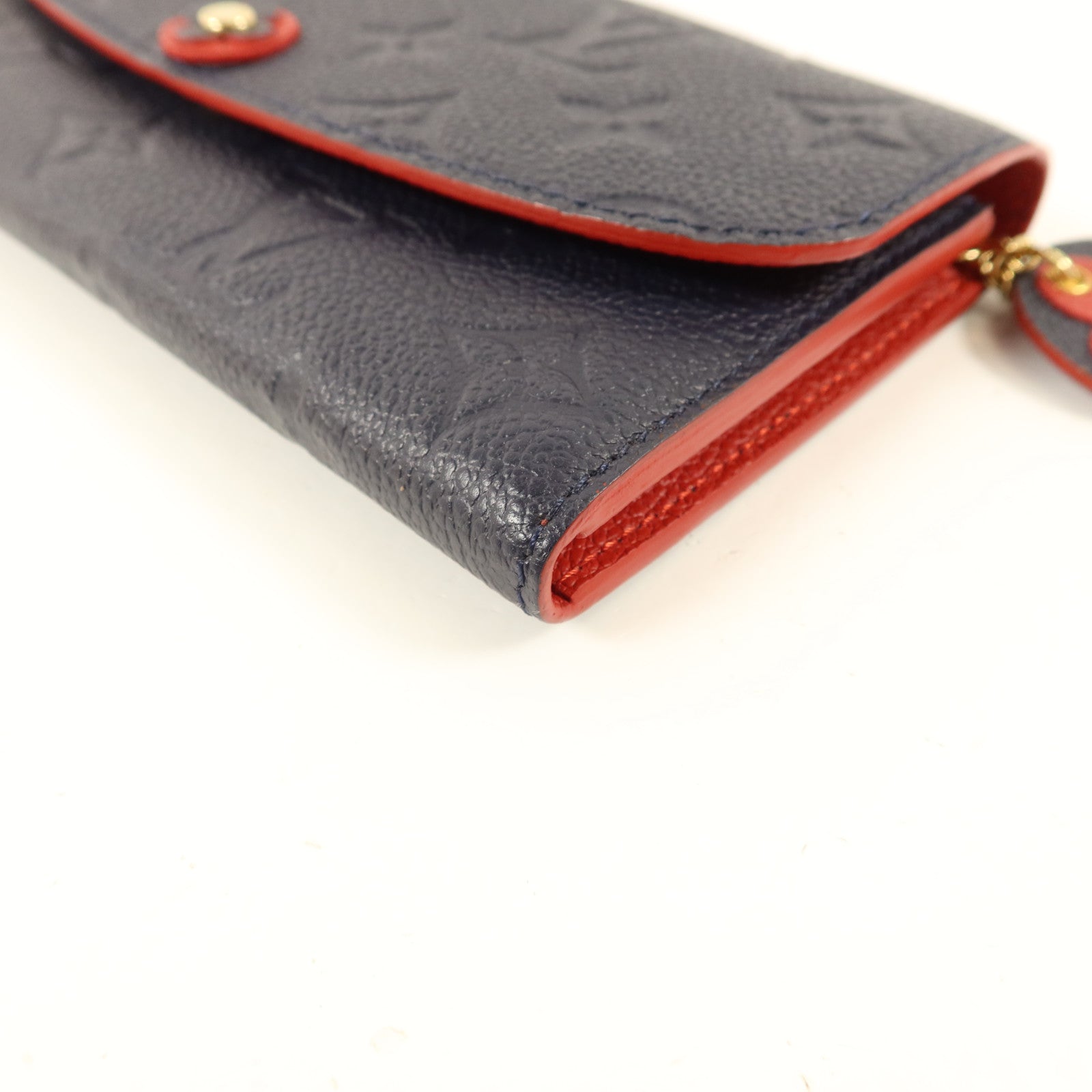 LOUIS VUITTON Monogram Empreinte Blooming Flower Wallet金扣長錢包