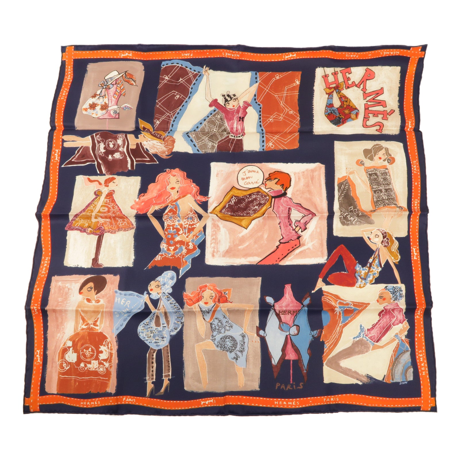 HERMES 絲質Scarf絲巾