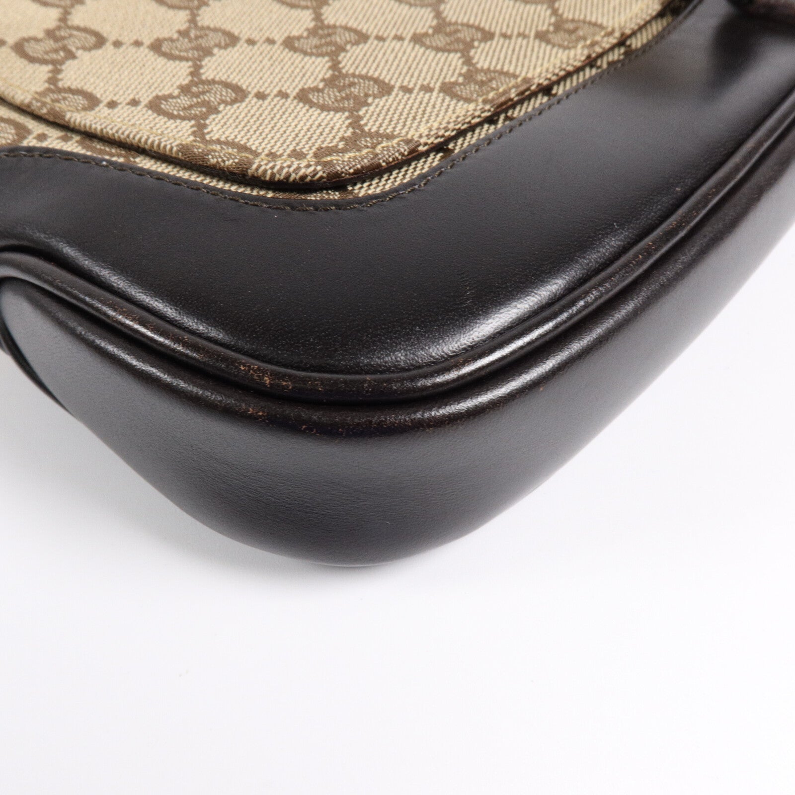 GUCCI 帆布/皮革Shoulder Bag肩背袋