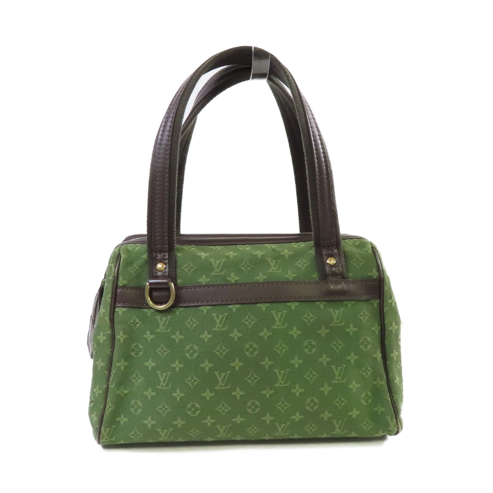 LOUIS VUITTON 【激減優惠】Monogram Mini Josephine PM Handbag金扣手挽袋綠色/啡色