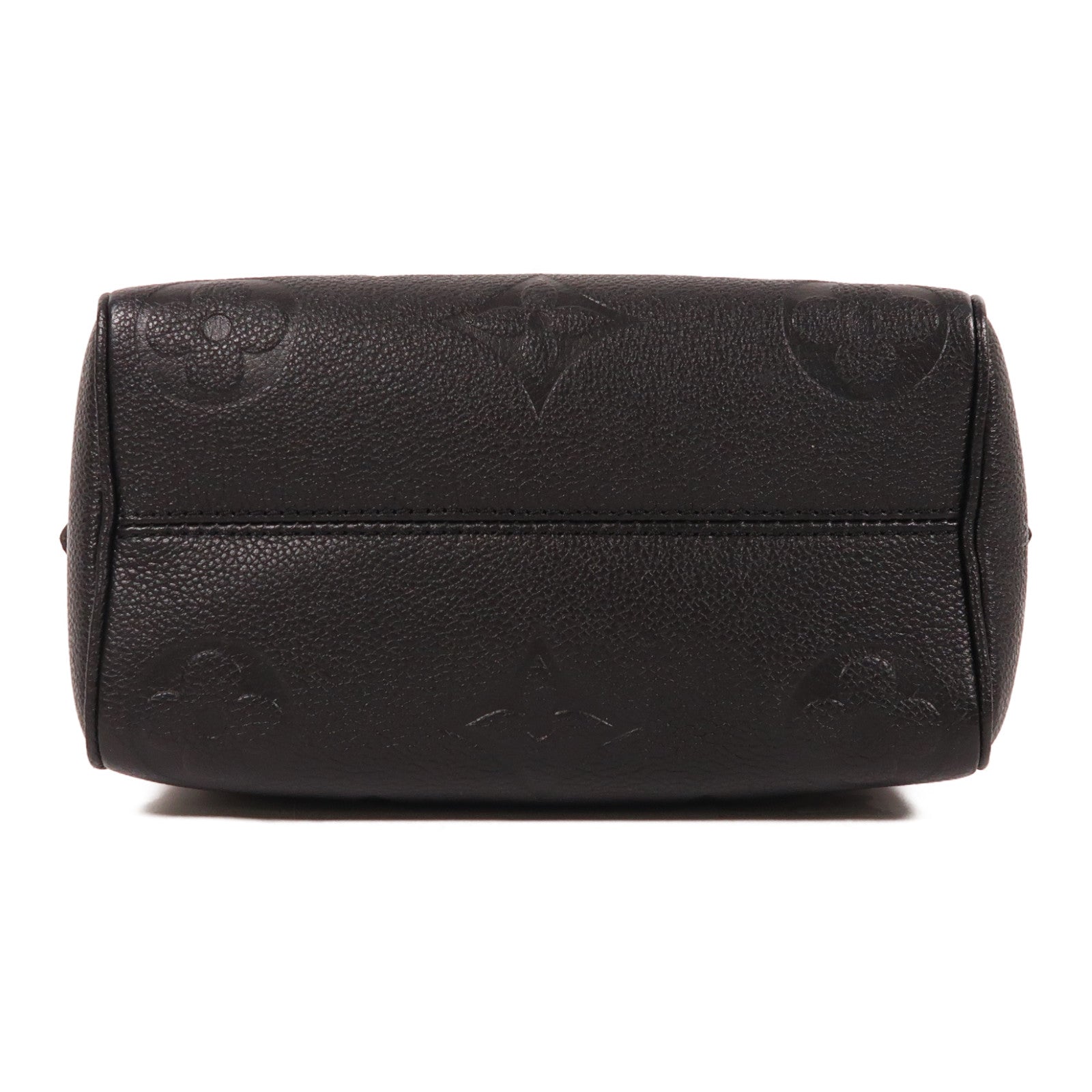 LOUIS VUITTON Monogram Empreinte Speedy Bandouiere 20金扣手挽肩背兩用袋黑色