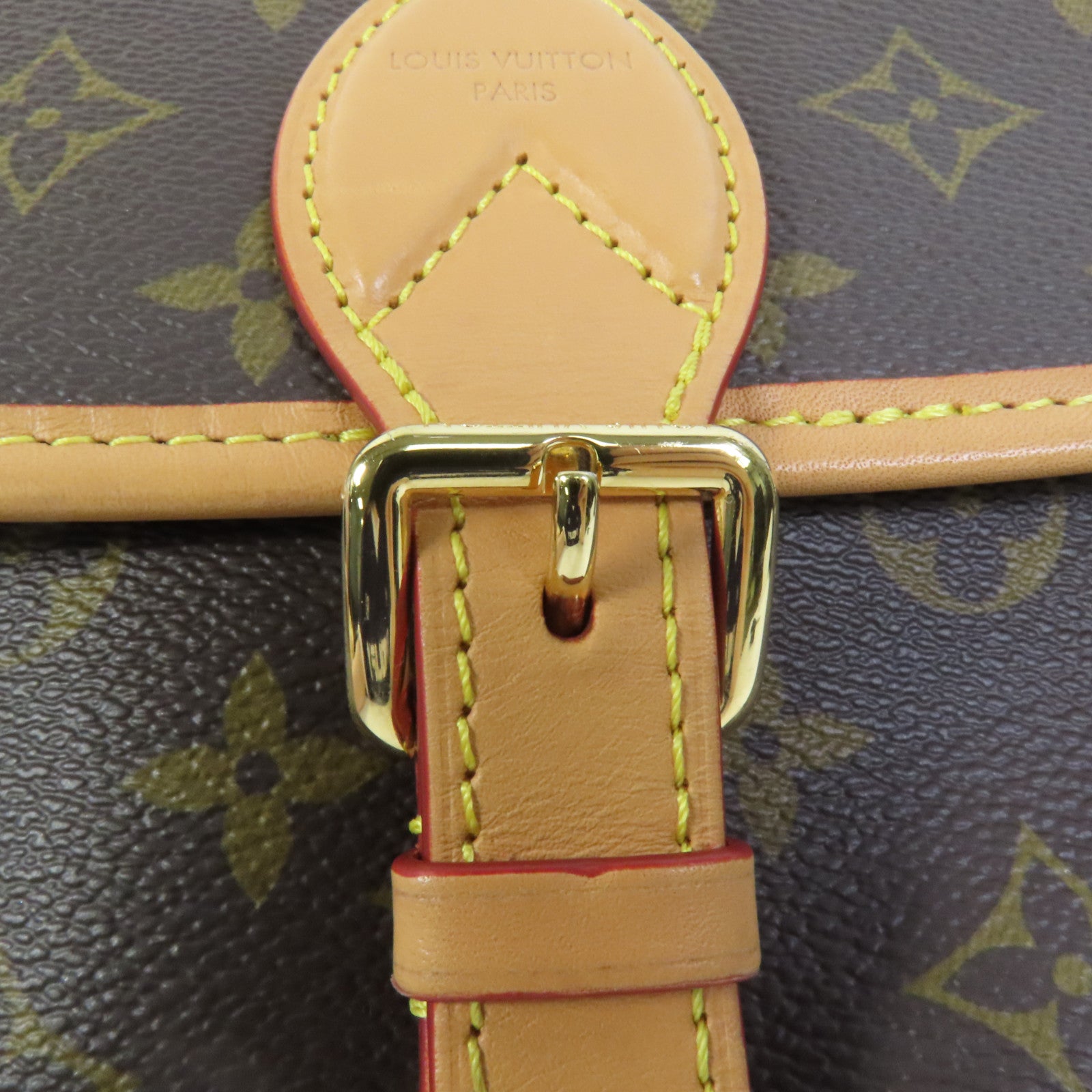 LOUIS VUITTON Monogram Diane金扣手挽肩背兩用袋