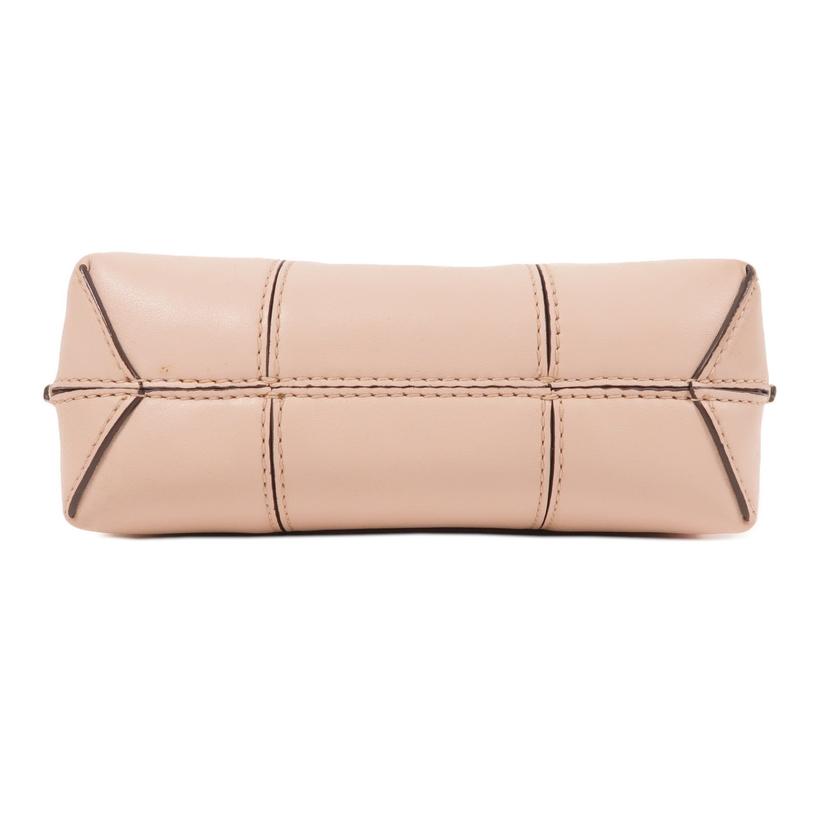 牛皮皮革2 Way Shoulder金扣手挽肩背兩用袋