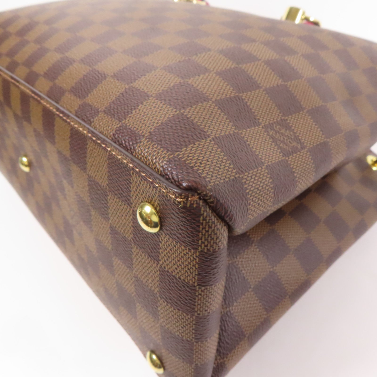 LOUIS VUITTON LV GHW Rivierside 2way Shoulder Bag M40052 Damier Brown/Red