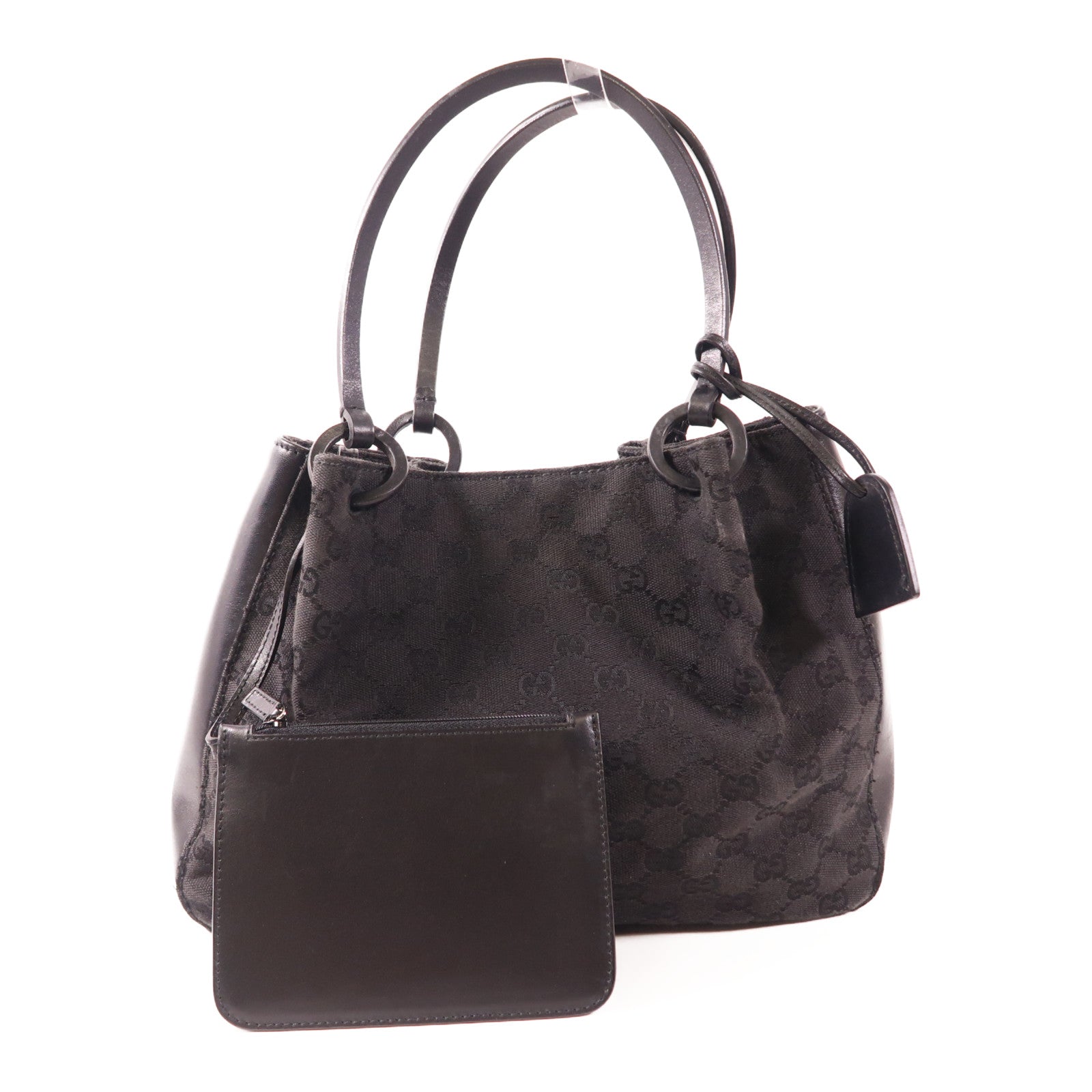 GUCCI GG Shoulder Bag 101919 GG canvas Black
