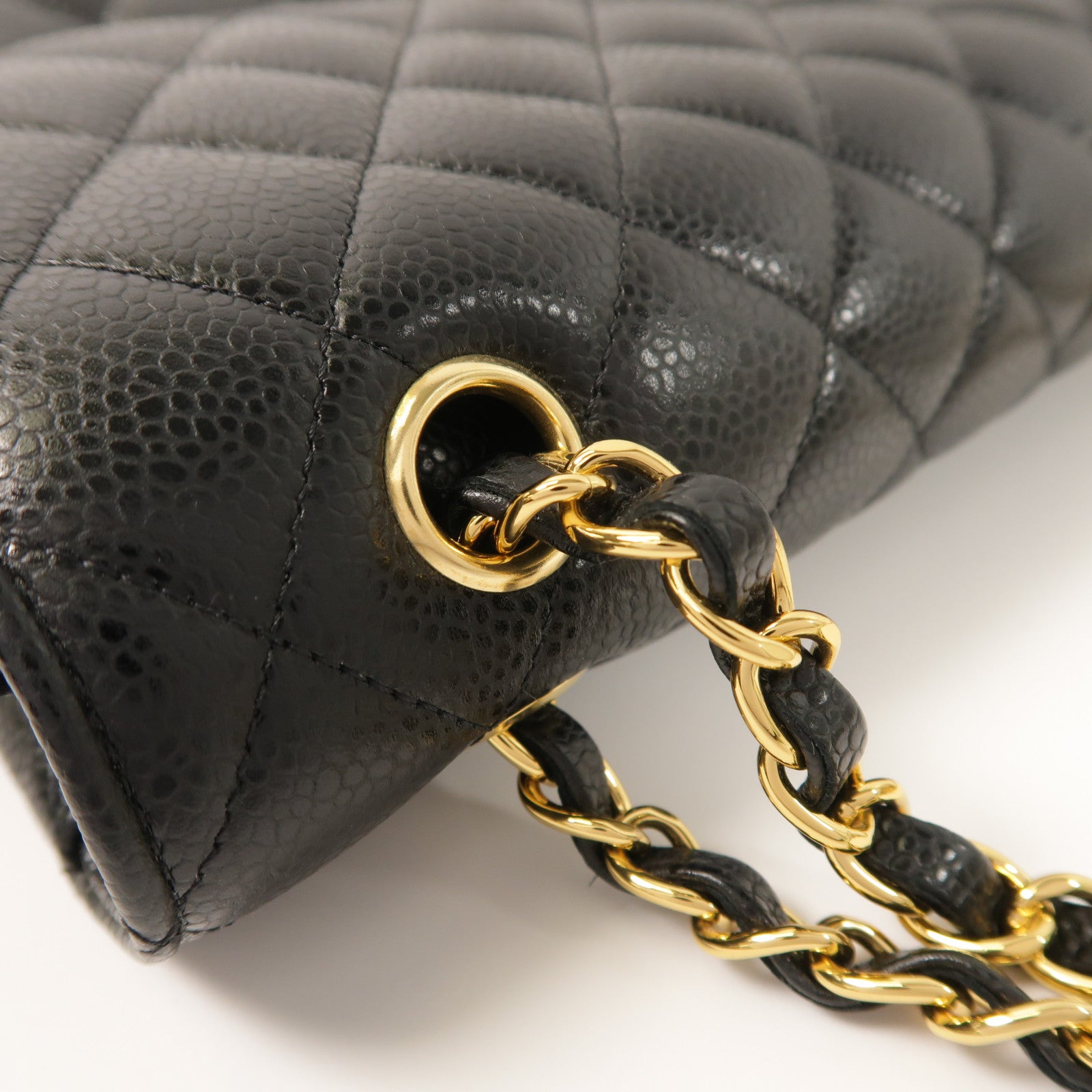 CHANEL 牛皮皮革Classic 25金扣鏈帶肩背袋