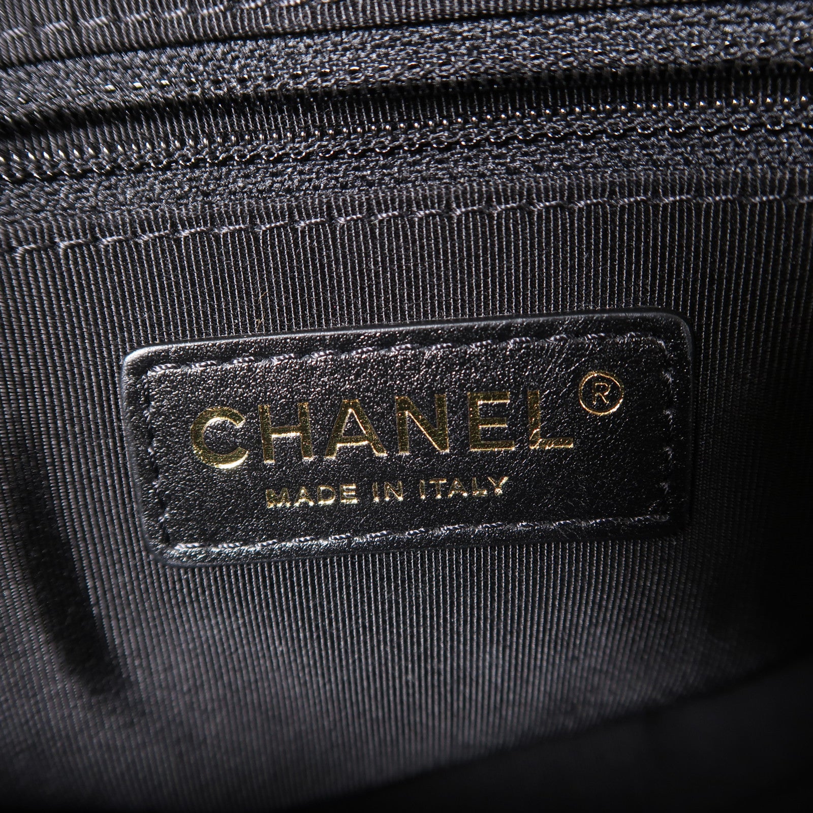 CHANEL 菱格牛皮皮革2way Shoulder Bag金扣手挽肩背兩用袋黑色