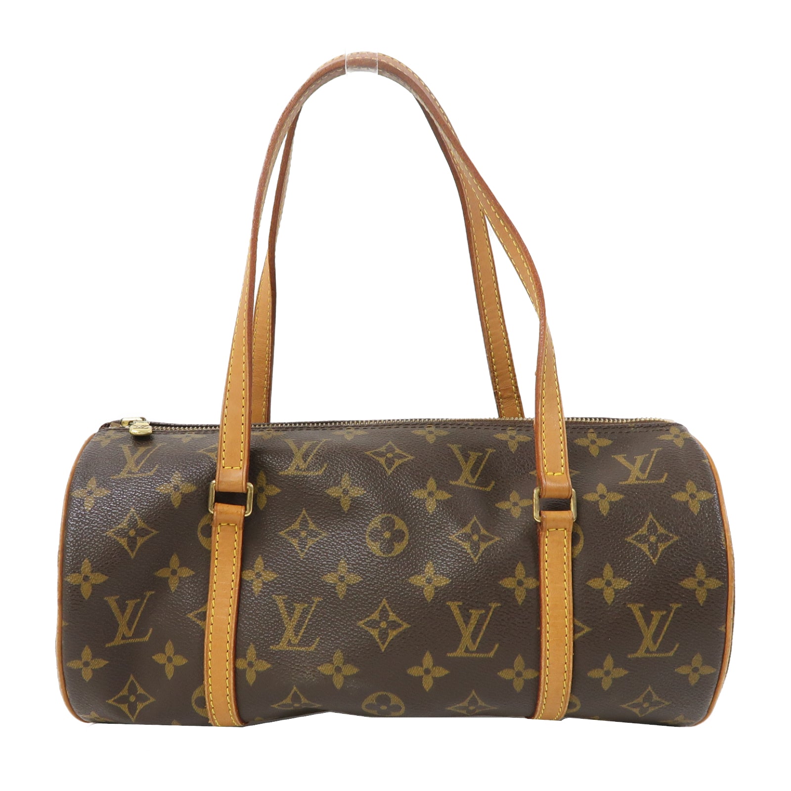 LOUIS VUITTON Monogram Papillon GM Shoulder Bag金扣肩背袋啡色