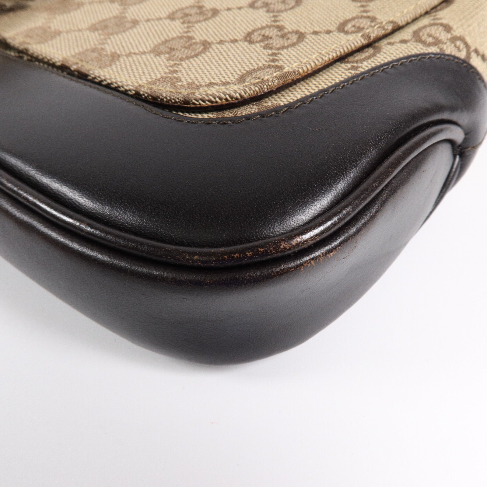 GUCCI 帆布/皮革Shoulder Bag肩背袋