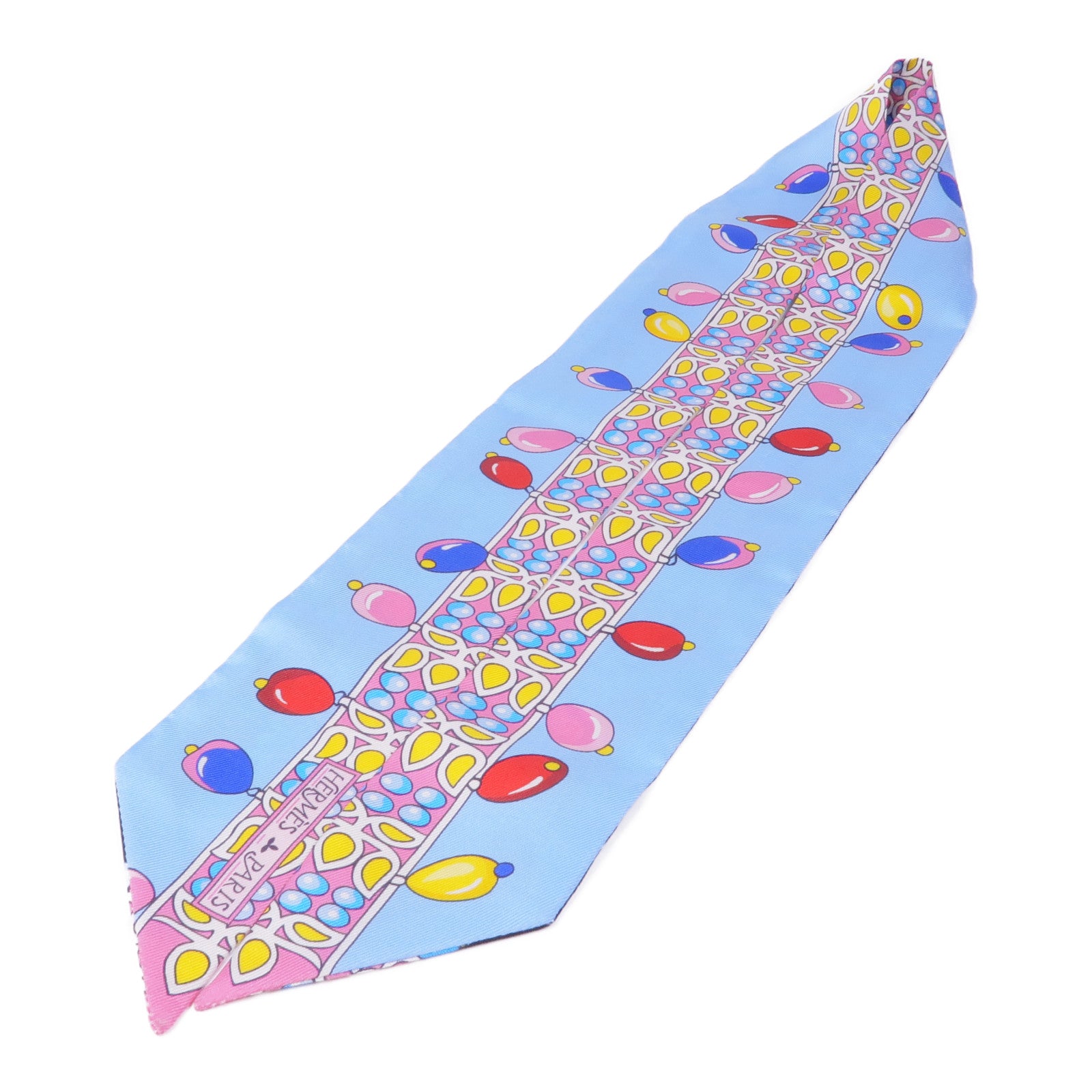 HERMES 絲質Twilly絲巾