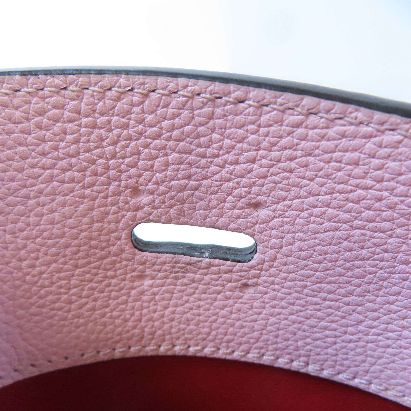 LOUIS VUITTON (PRICE DOWN) LV GHW City Steamer PM Handbag M53321 Leather Red Pink Black