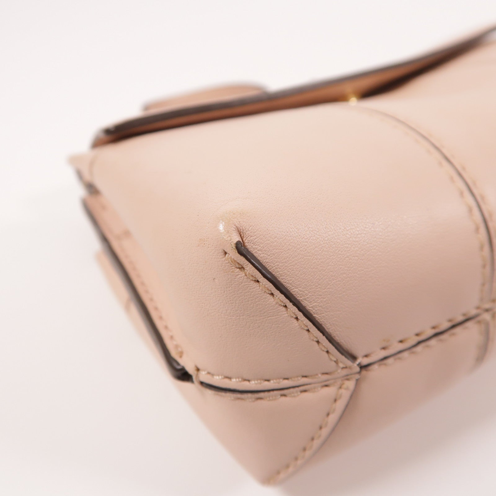 牛皮皮革2 Way Shoulder金扣手挽肩背兩用袋