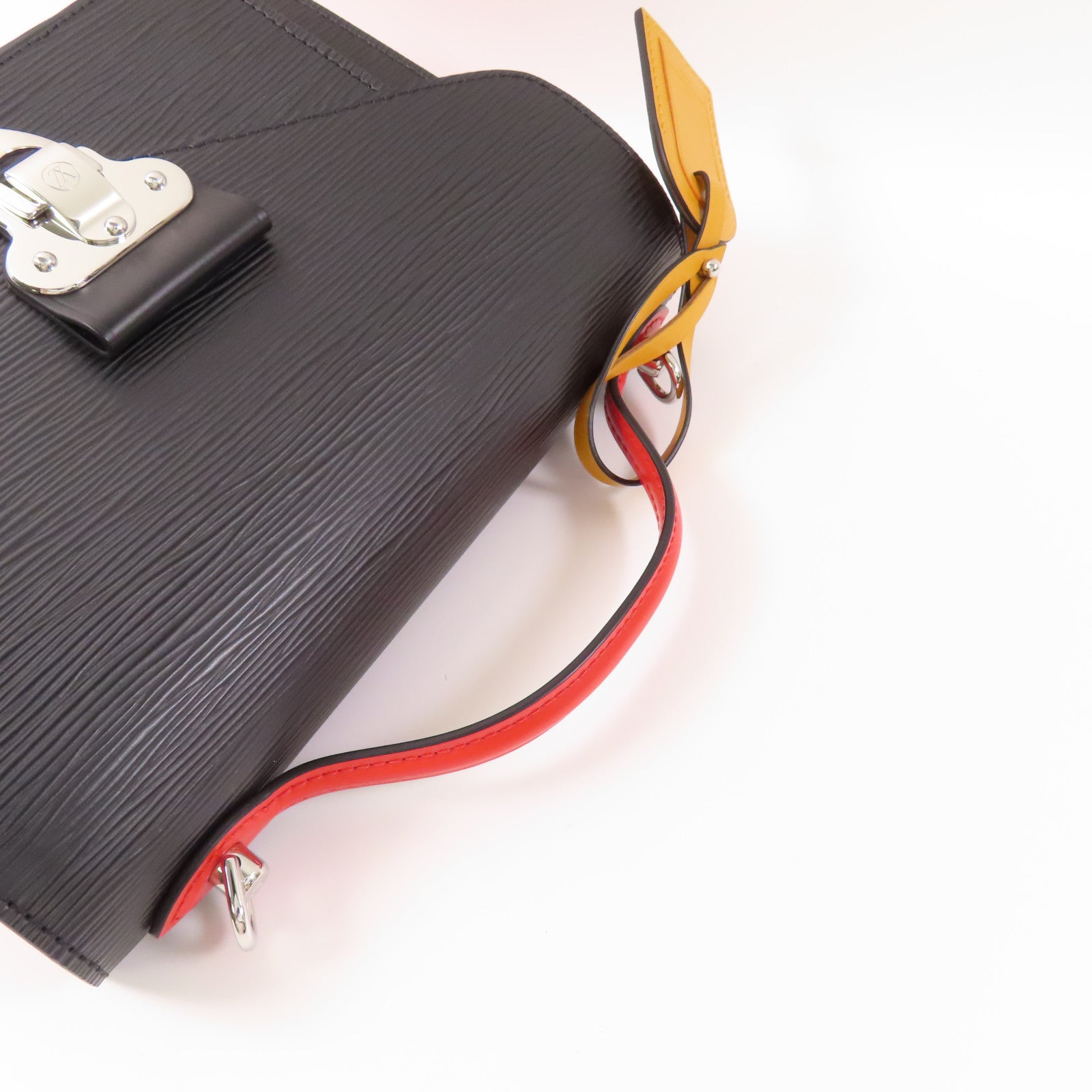 LOUIS VUITTON LV SHW Noe Monceau 2 Way Shoulder Bag M55403 Epi Black/Red