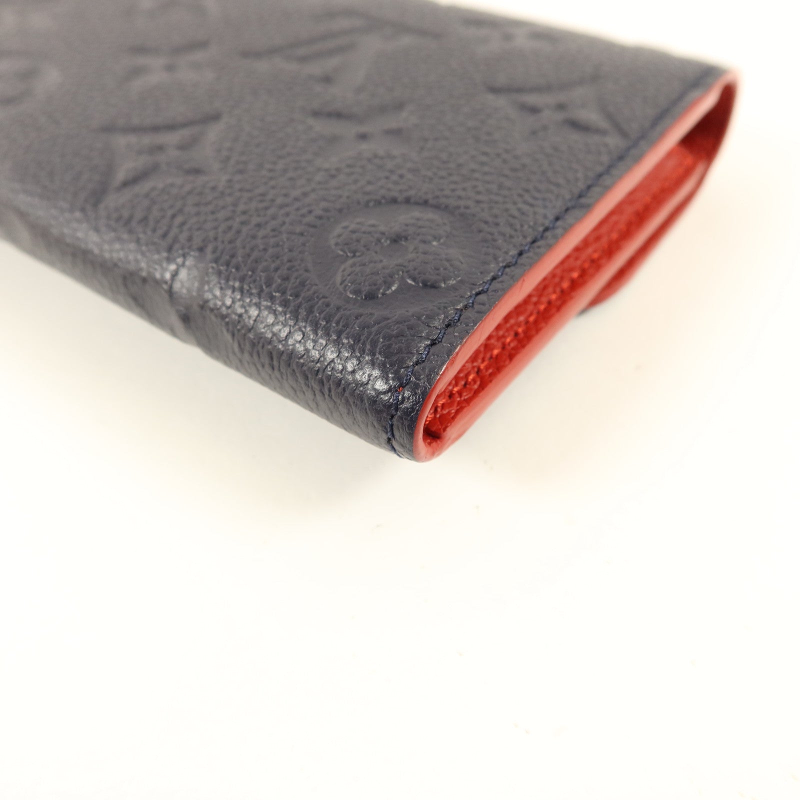 LOUIS VUITTON Monogram Empreinte Blooming Flower Wallet金扣長錢包