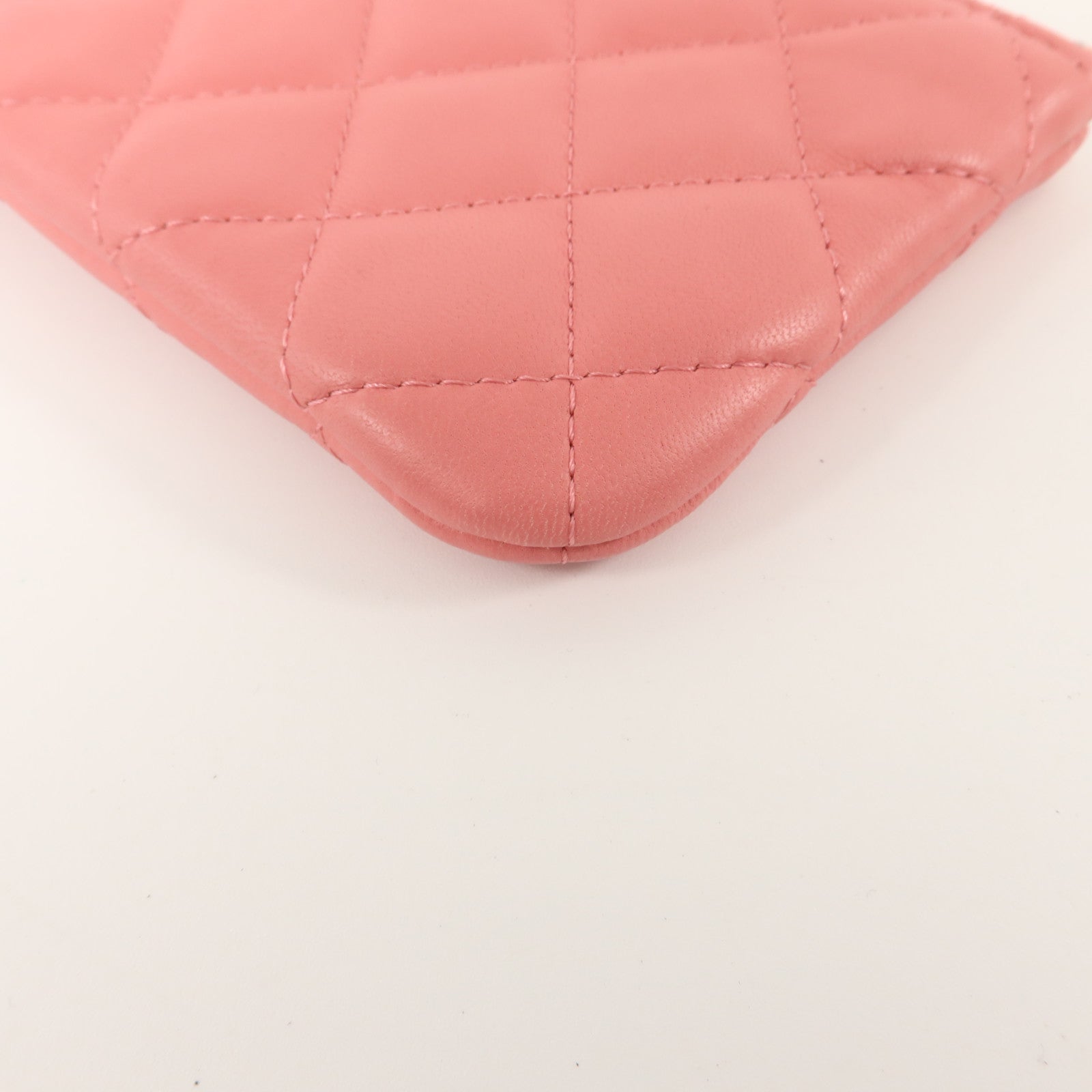 CHANEL 羊皮皮革Classic Zipped Coin Purse銀扣零錢包