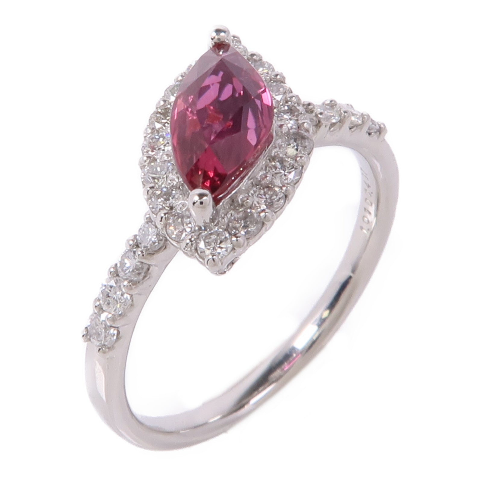 JEWELRY Ruby Diamond Ring  PT950 Platinum US#6.25