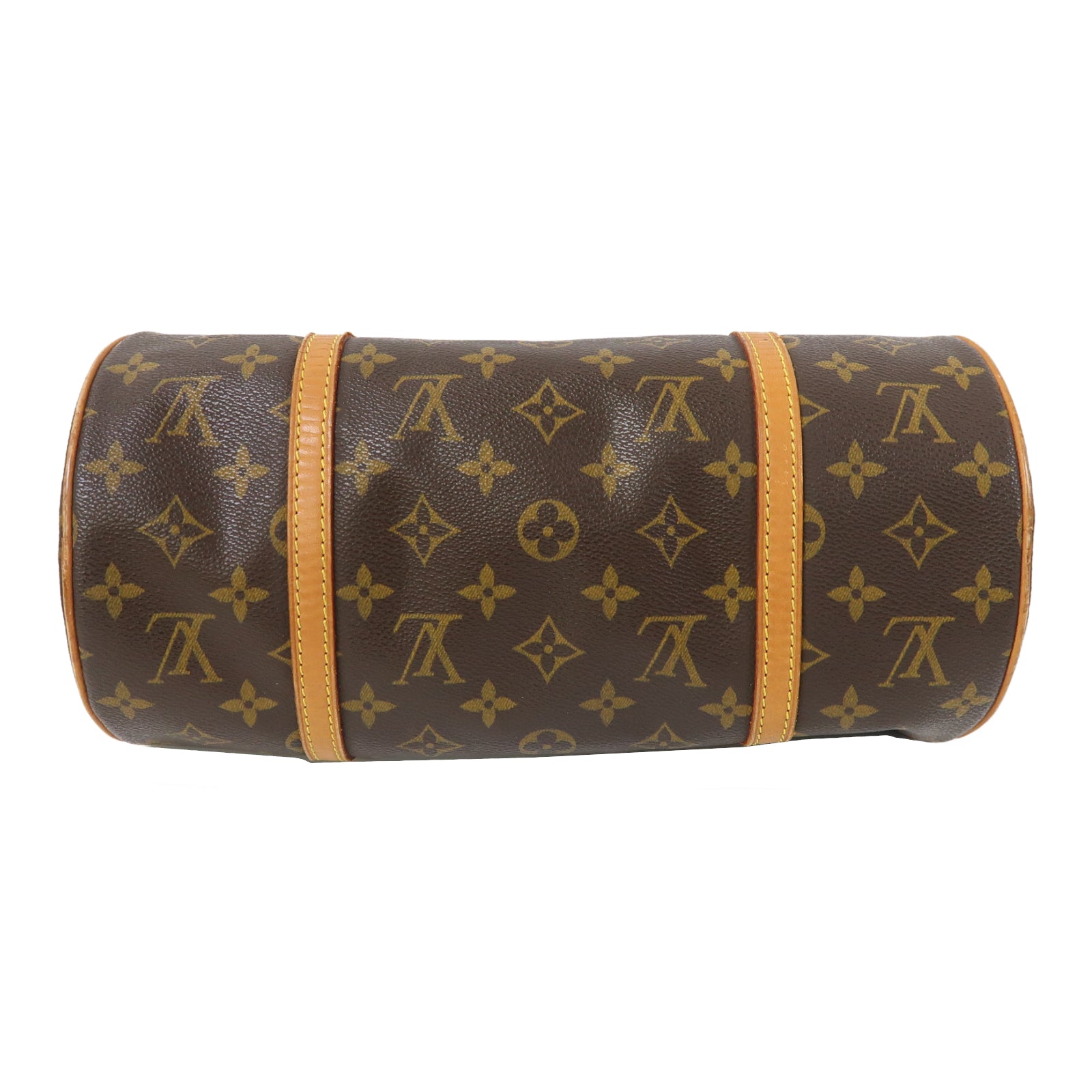 LOUIS VUITTON Monogram Papillon GM Shoulder Bag金扣肩背袋啡色