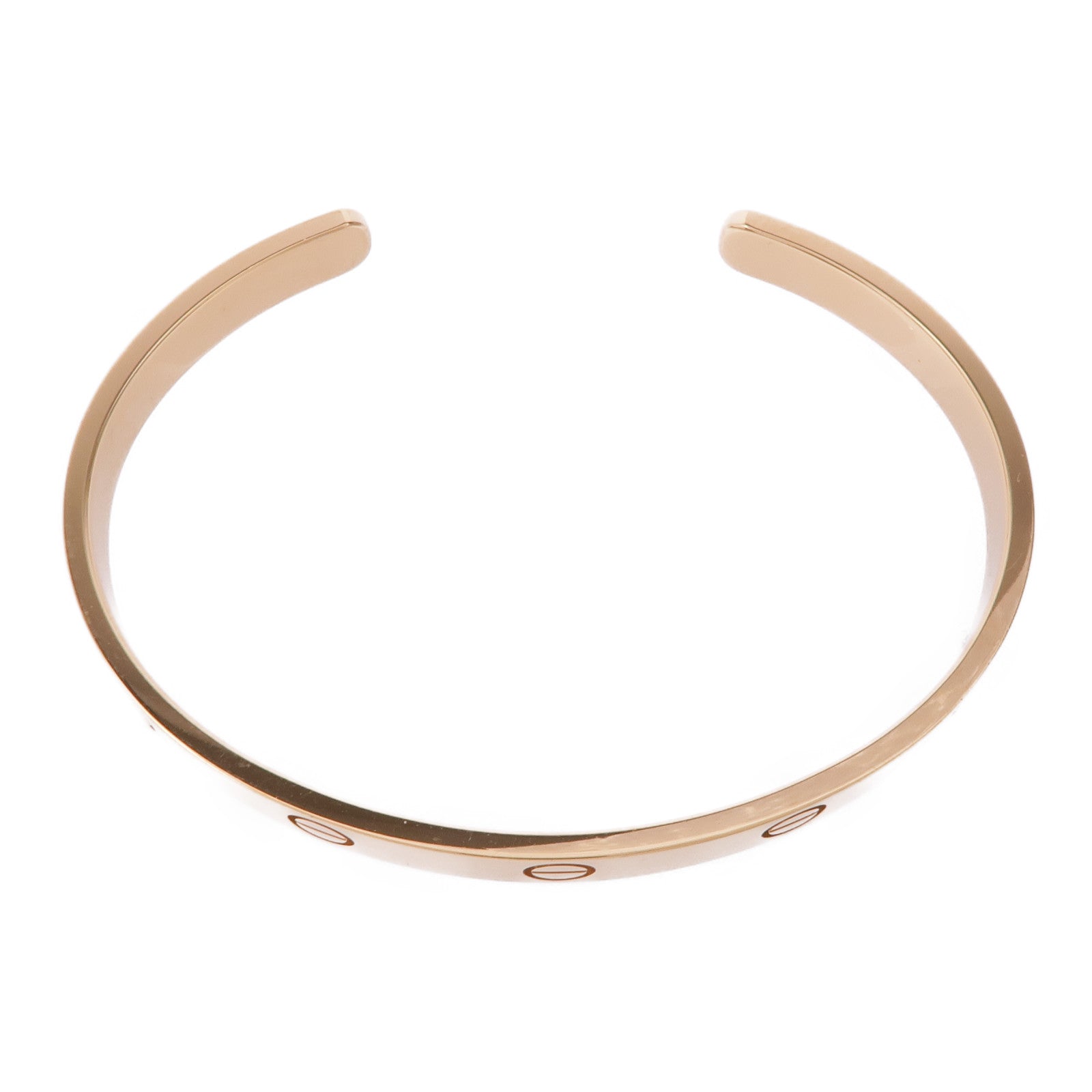 CARTIER 18K黃金Open Love Bracelet手鐲Cartier#18