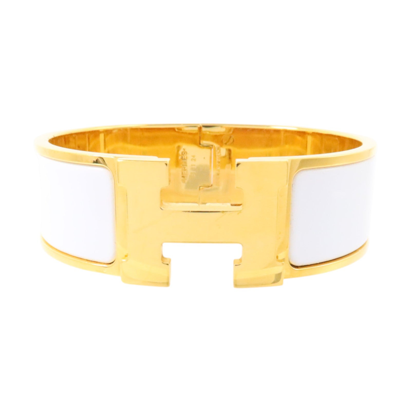 HERMES 金屬/琺瑯Clic-Clac H Bracelet金扣手鏈