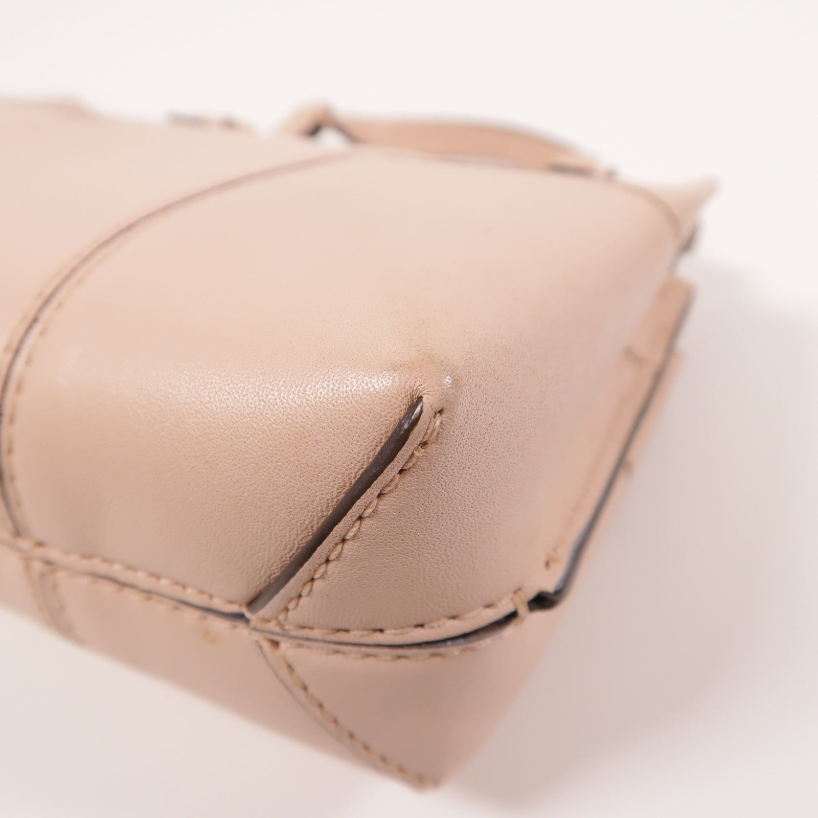 牛皮皮革2 Way Shoulder金扣手挽肩背兩用袋