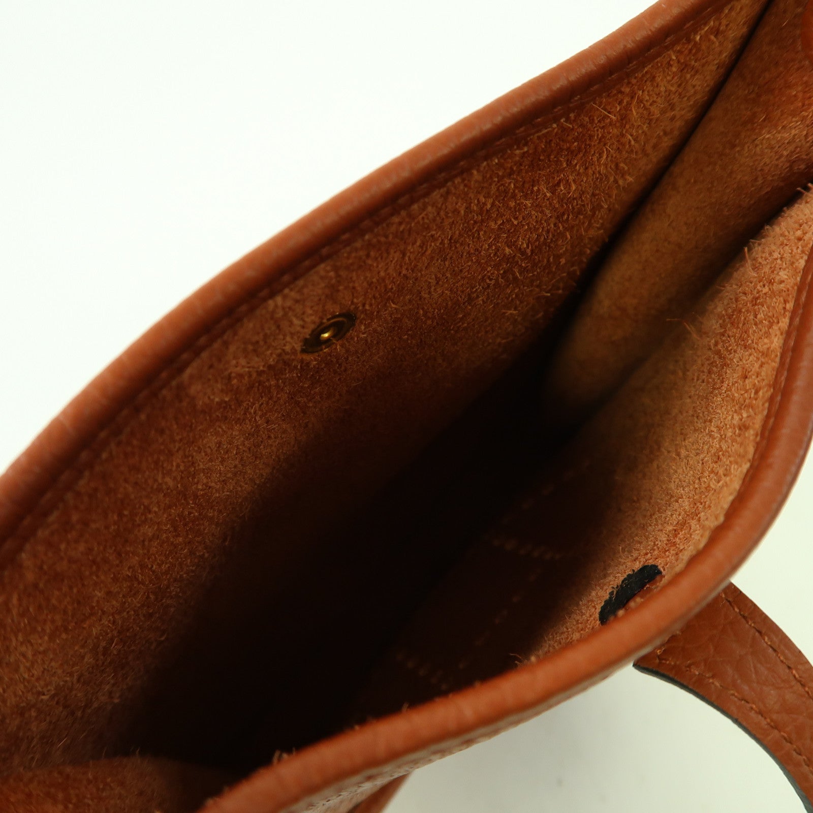 HERMES Clemence皮革Evelyne TPM金扣肩背袋啡色