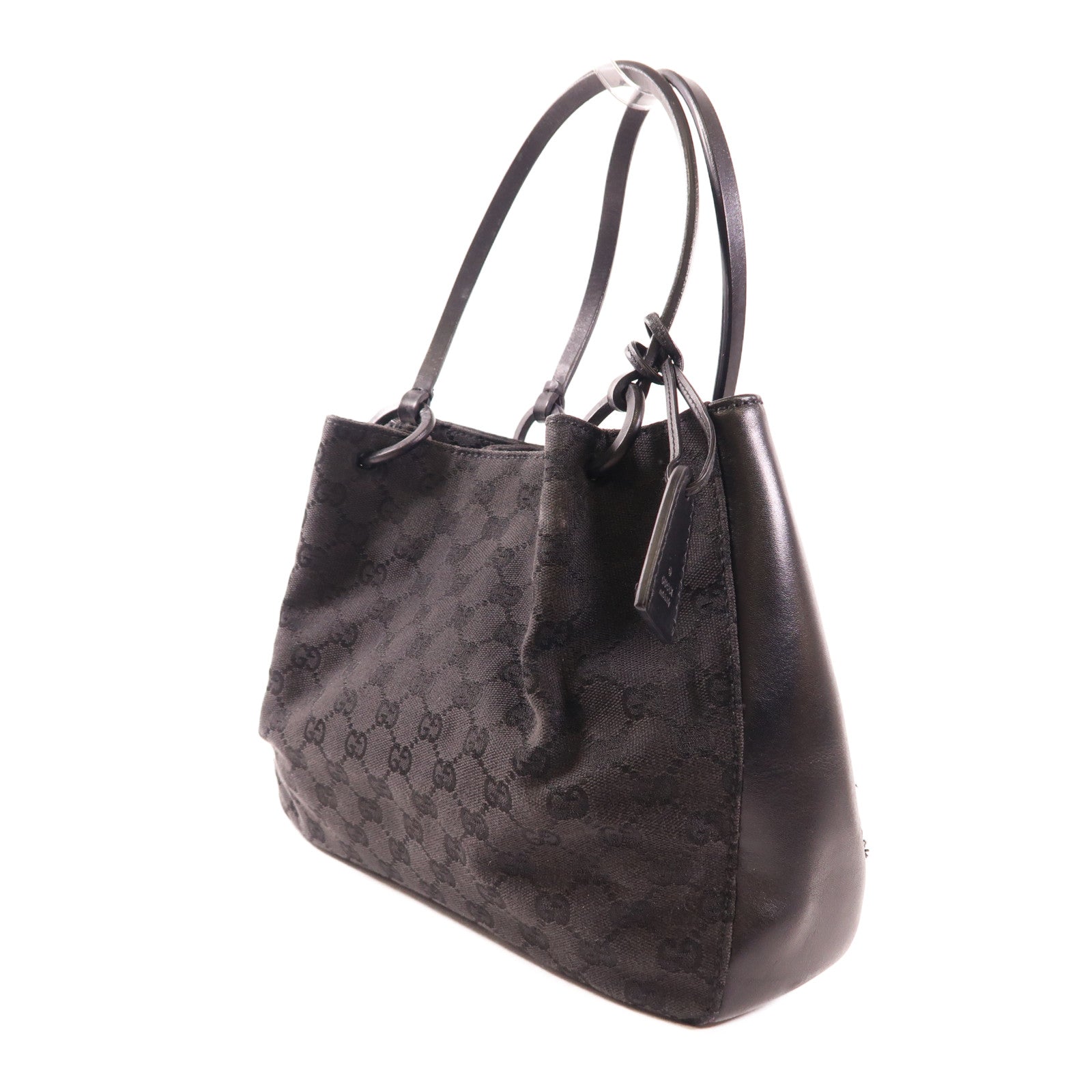 GUCCI GG Shoulder Bag 101919 GG canvas Black