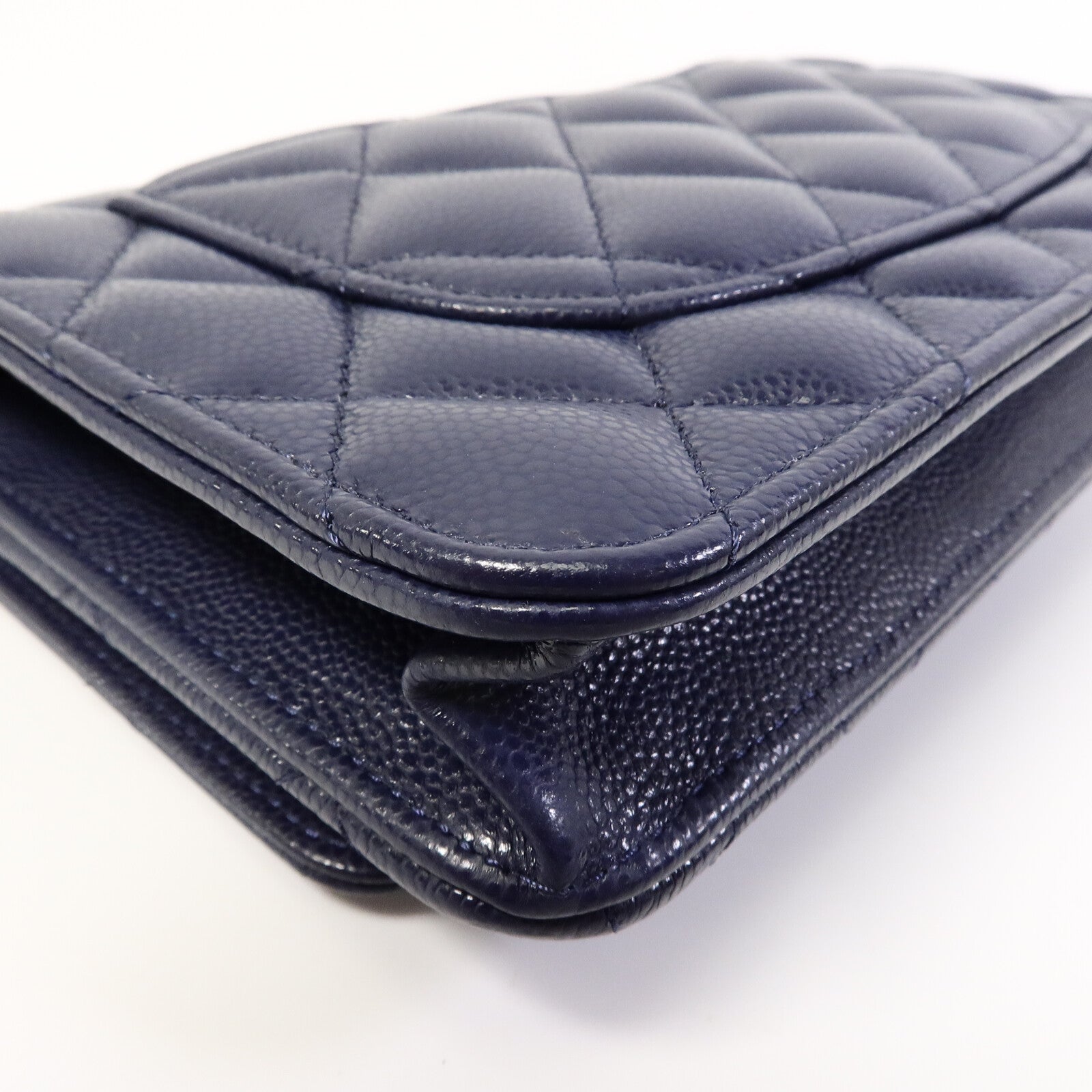CHANEL 牛皮皮革WOC Wallet On Chain鏈帶肩背袋