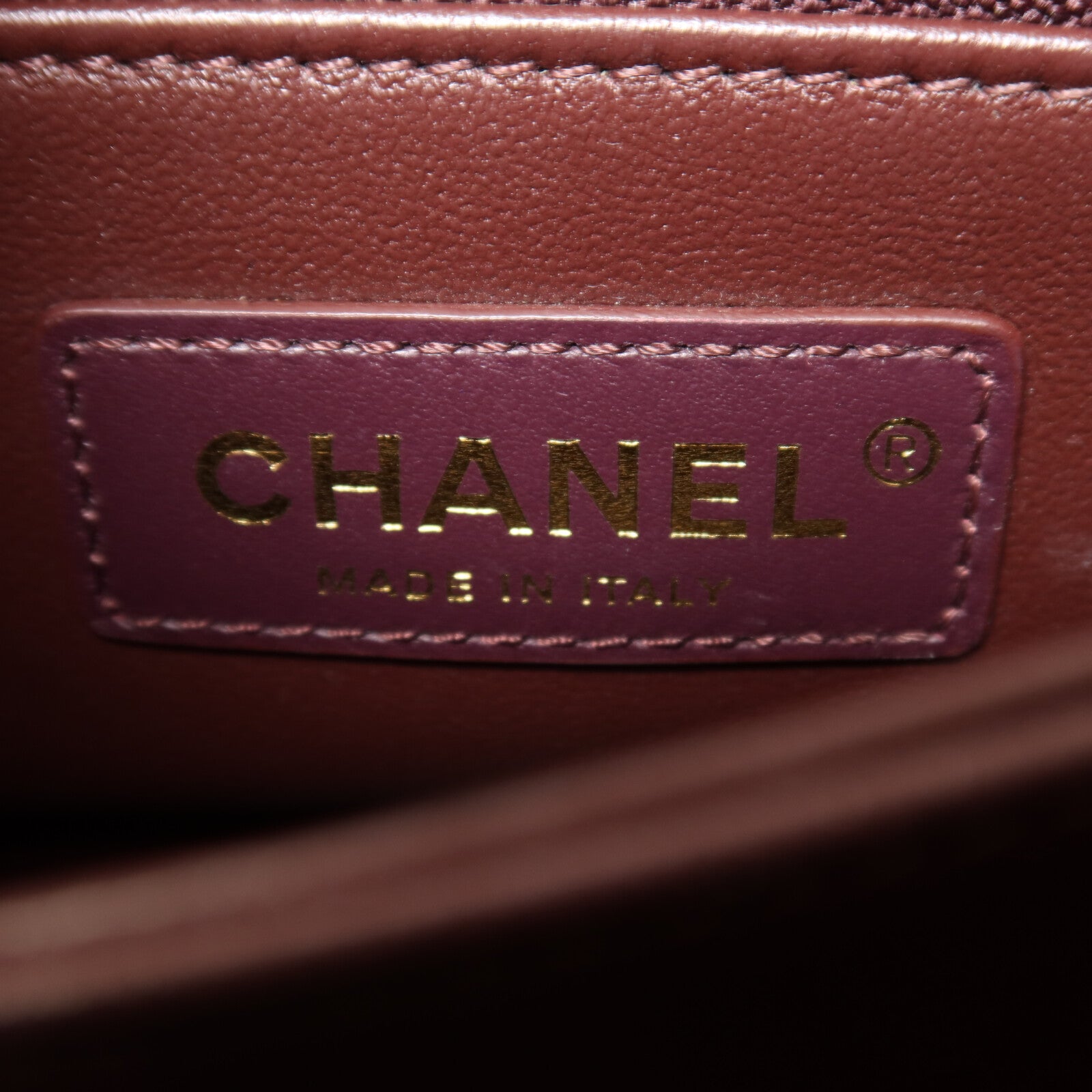 CHANEL 牛皮皮革Mini Coco Handle鏈帶手挽肩背兩用袋