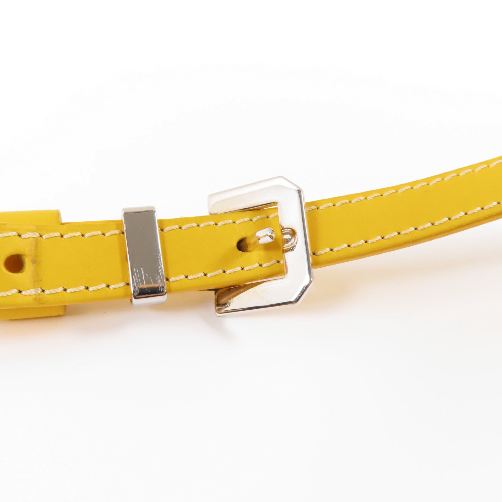 GOYARD【激減優惠】 塗層帆布Cap Vert PM銀扣肩背袋黃色