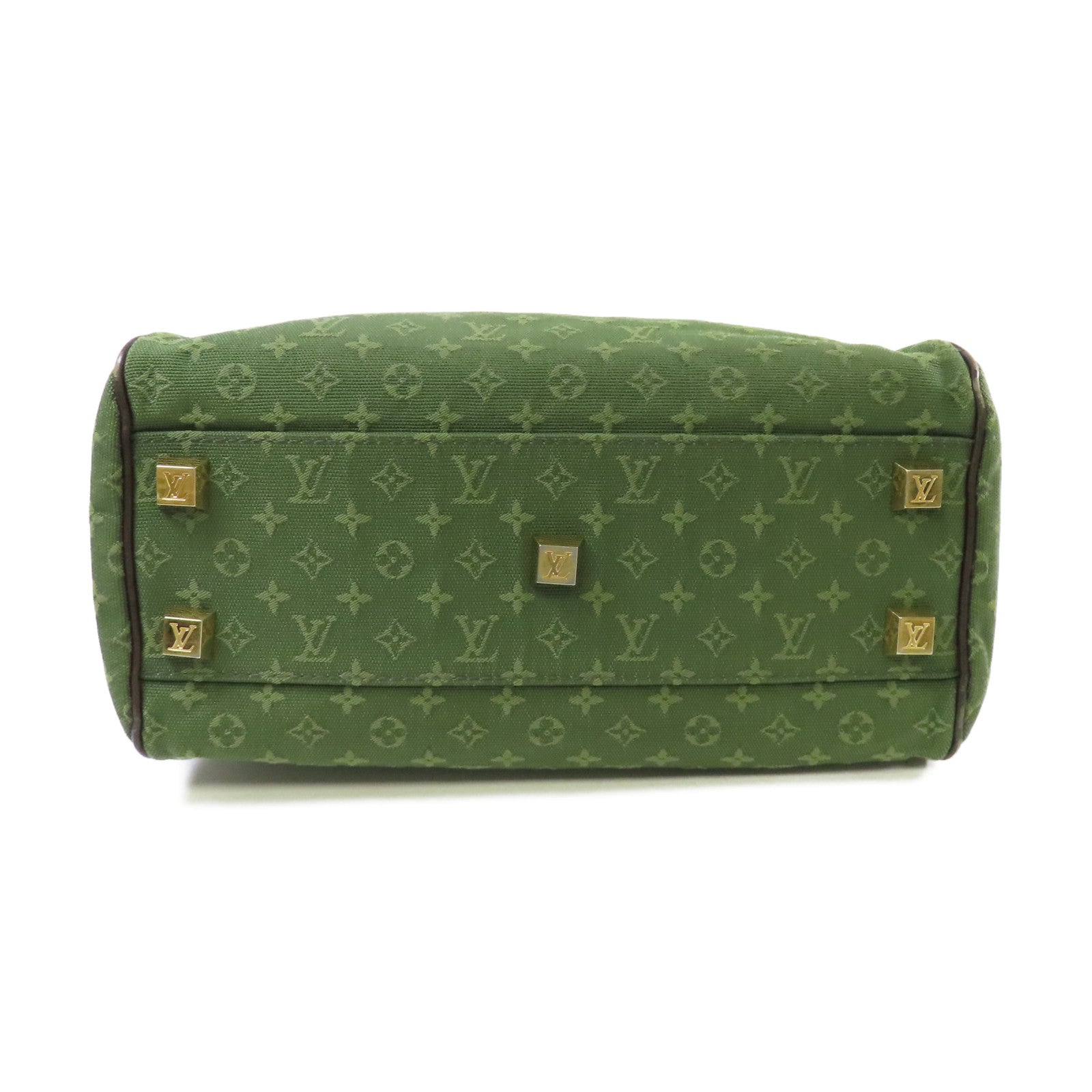 LOUIS VUITTON 【激減優惠】Monogram Mini Josephine PM Handbag金扣手挽袋綠色/啡色